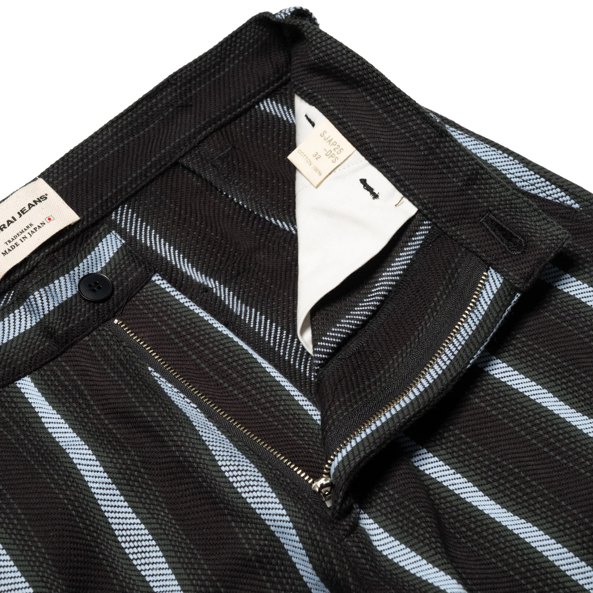 SJAP25-DPS Drunken Stripe 2 Way Pants - Black - Image 6