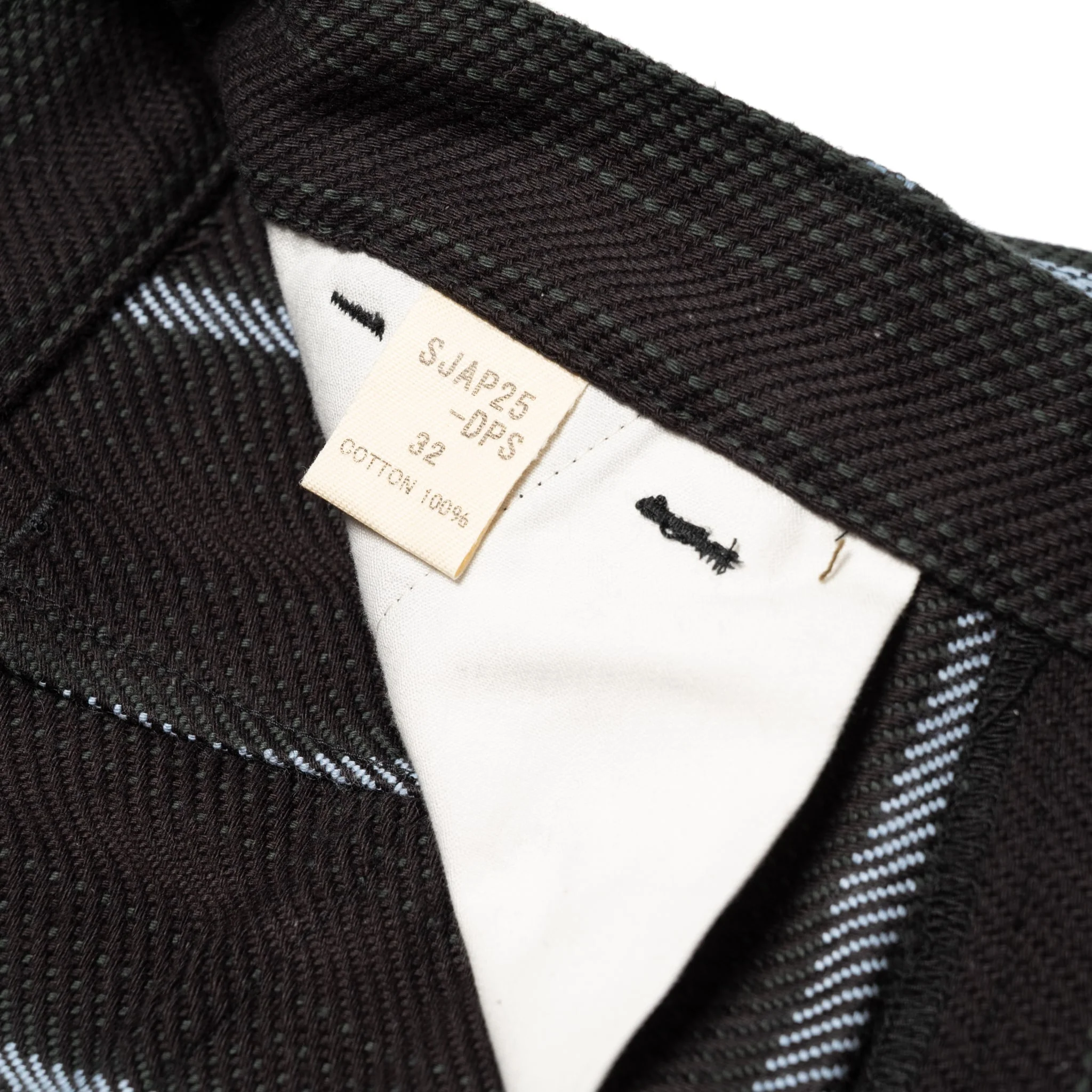 SJAP25-DPS Drunken Stripe 2 Way Pants - Black - Image 8