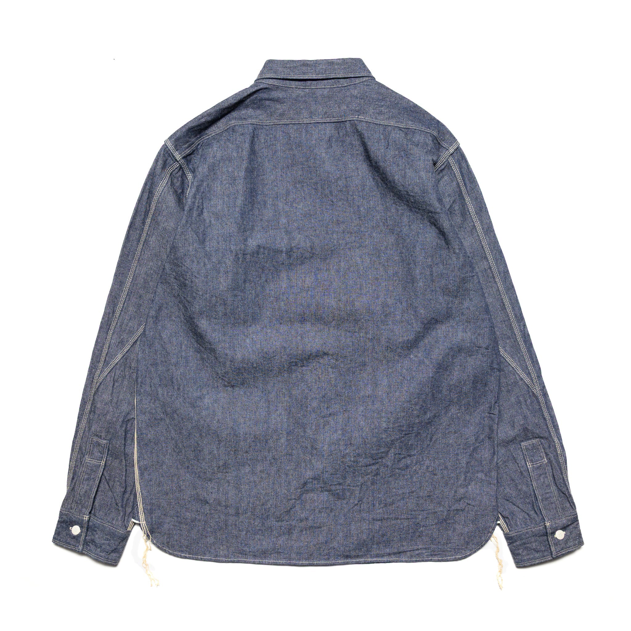 SJCBS25W Selvedge Chambray Work Shirt - Indigo - Image 2