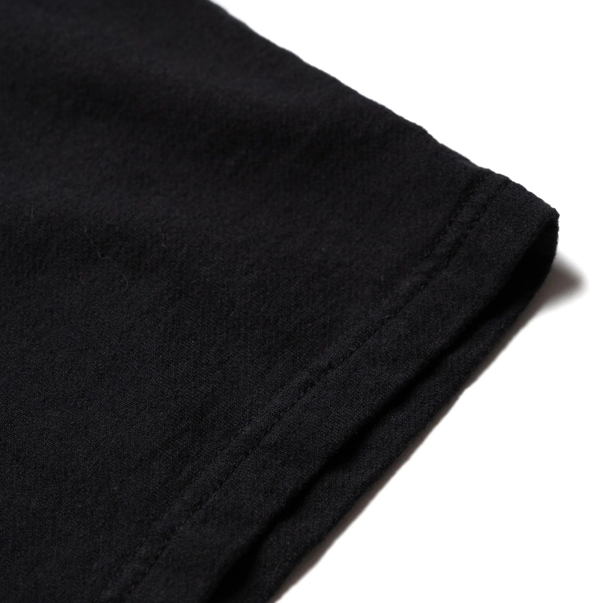 SJST-RIM Inlay Loopwheel T-Shirt - Black - Image 4