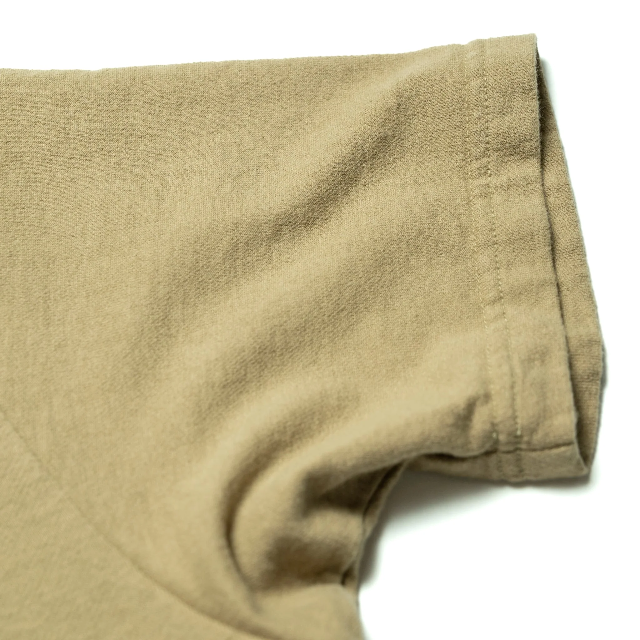 SJST-RIM Inlay Loopwheel T-Shirt - Olive - Image 3