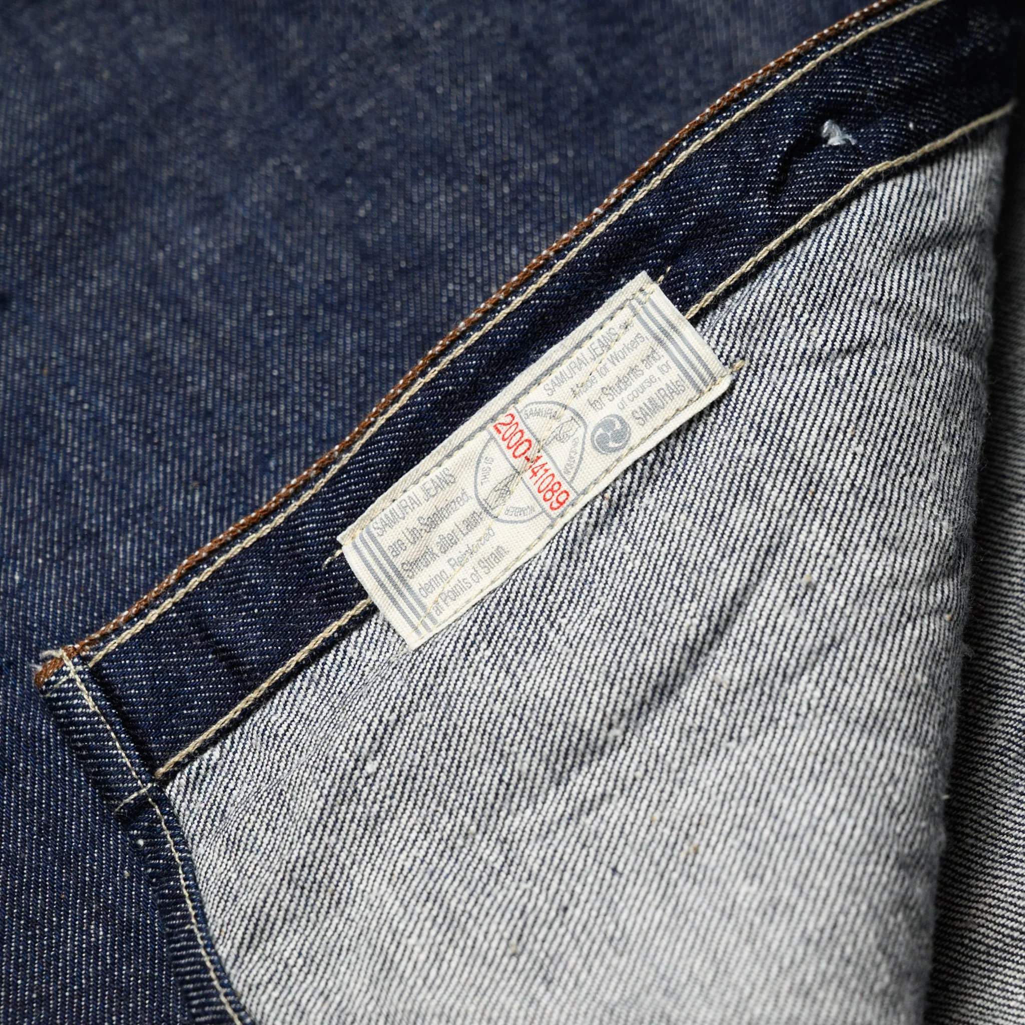 SJWS-SC02W Samurai Cotton Denim Work Shirt - Indigo - Image 10