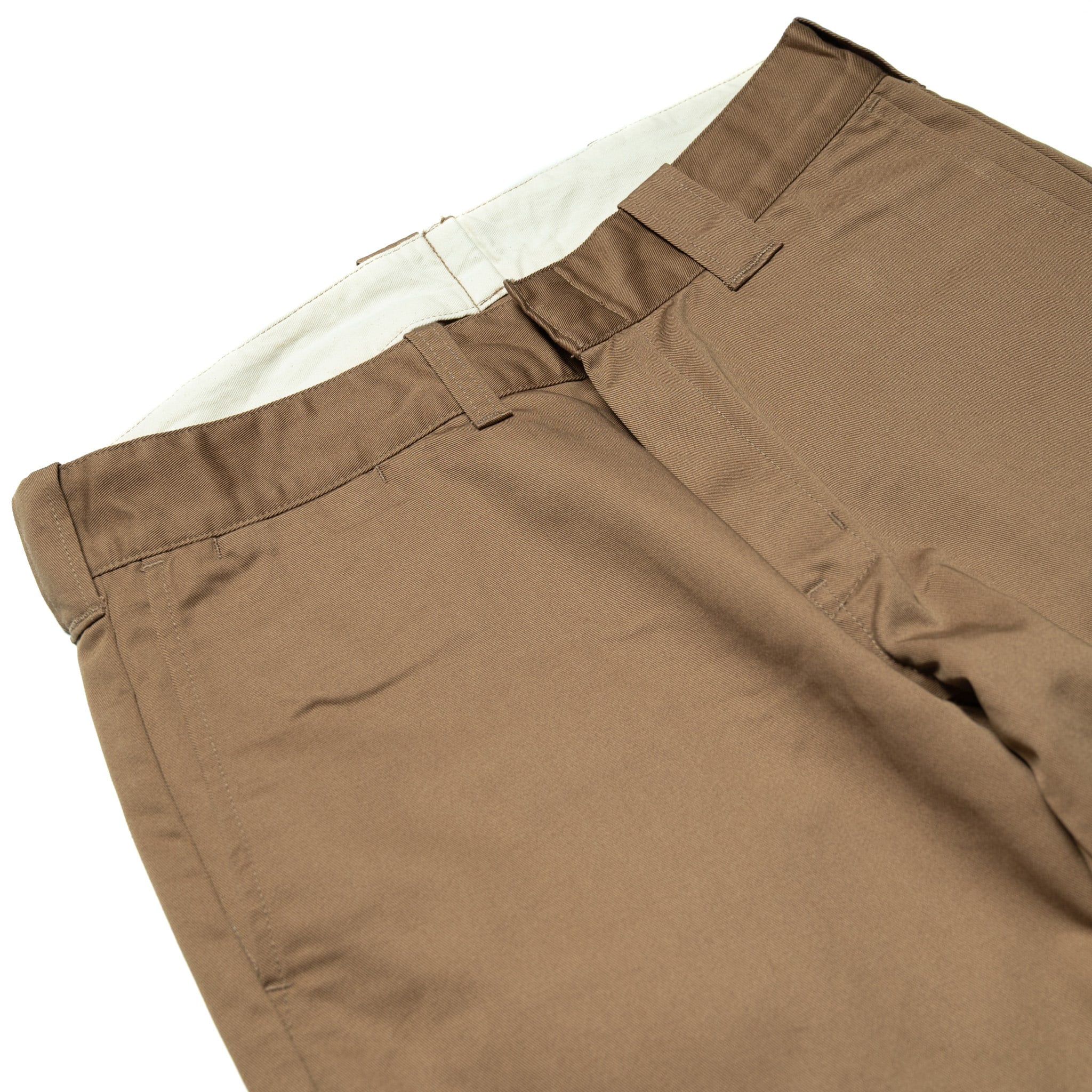 SWC500WP-CE T/C Twill Trousers - Mid Rise Slim Straight - Beige - Image 4