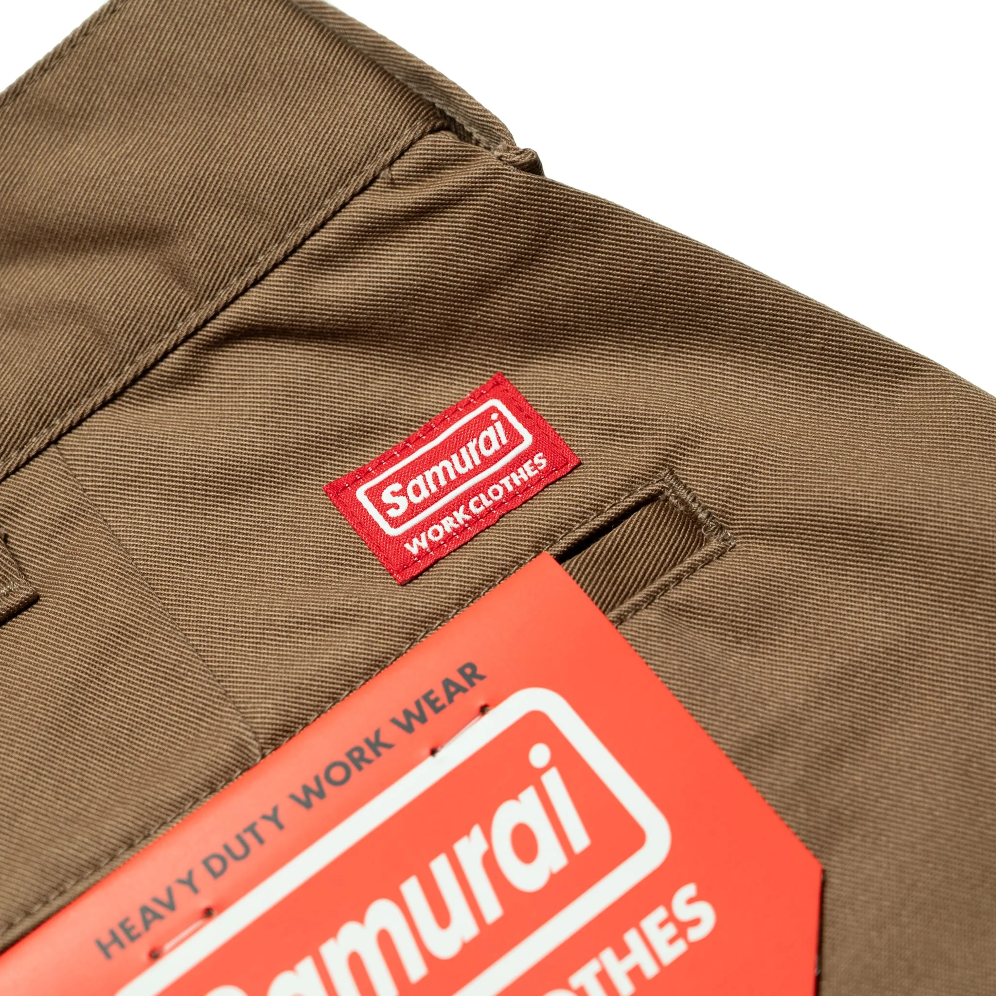 SWC500WP-CE T/C Twill Trousers - Mid Rise Slim Straight - Beige - Image 9