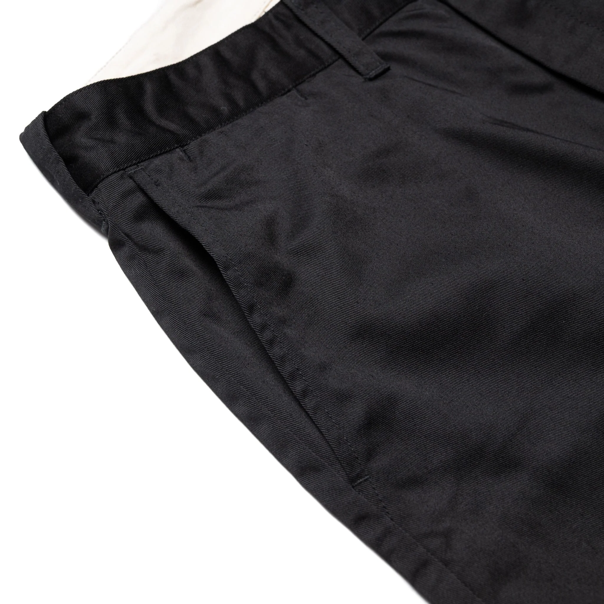 SWC500WP-CE T/C Twill Trousers - Mid Rise Slim Straight - Black - Image 5