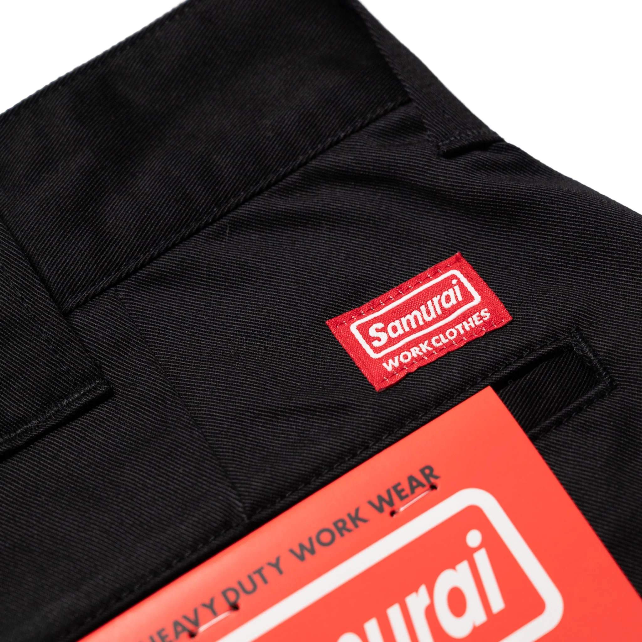 SWC500WP-CE T/C Twill Trousers - Mid Rise Slim Straight - Black - Image 9