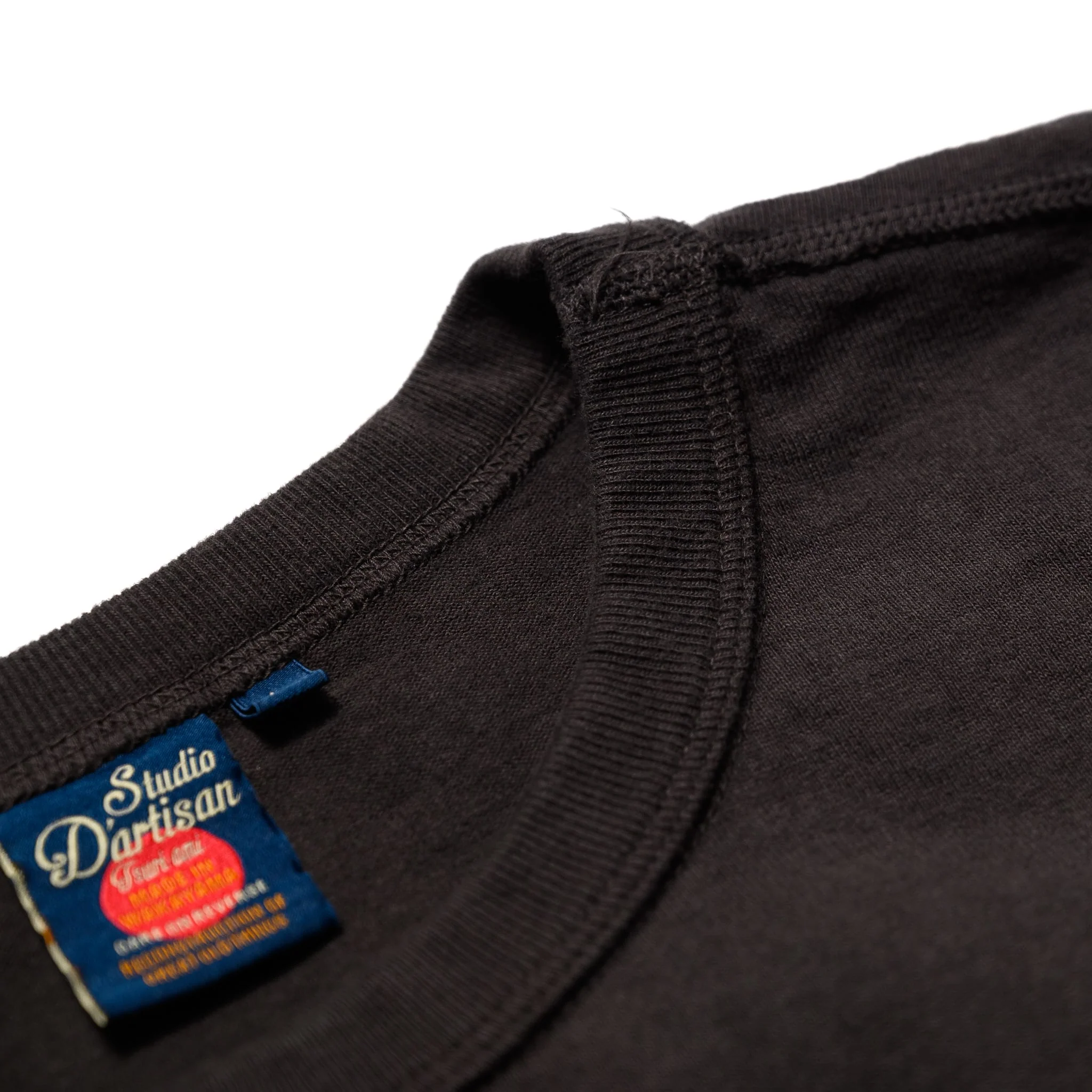 9913 10.5oz Loopwheel Tee - Black - Image 3