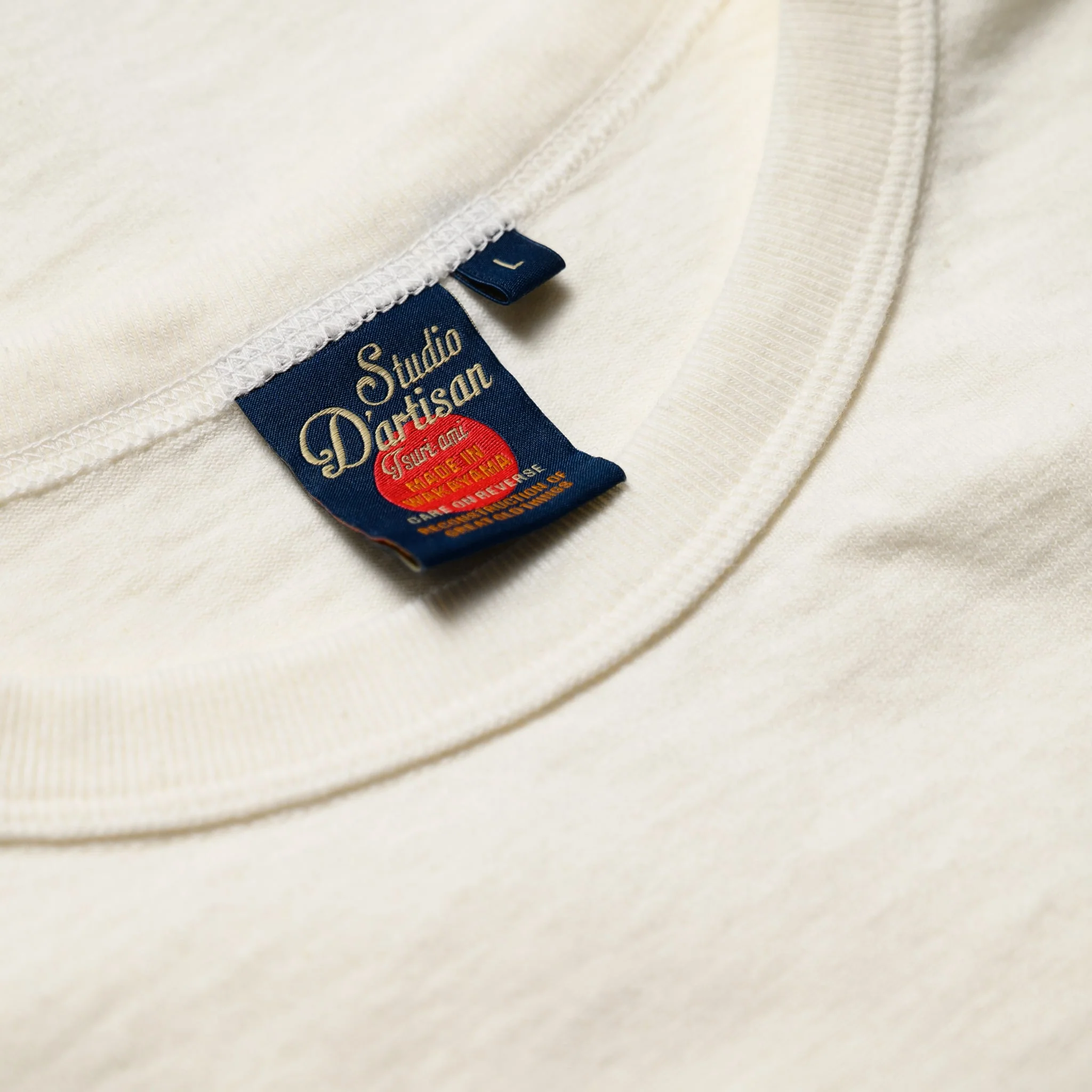 9913 10.5oz Loopwheel Tee - White - Image 6
