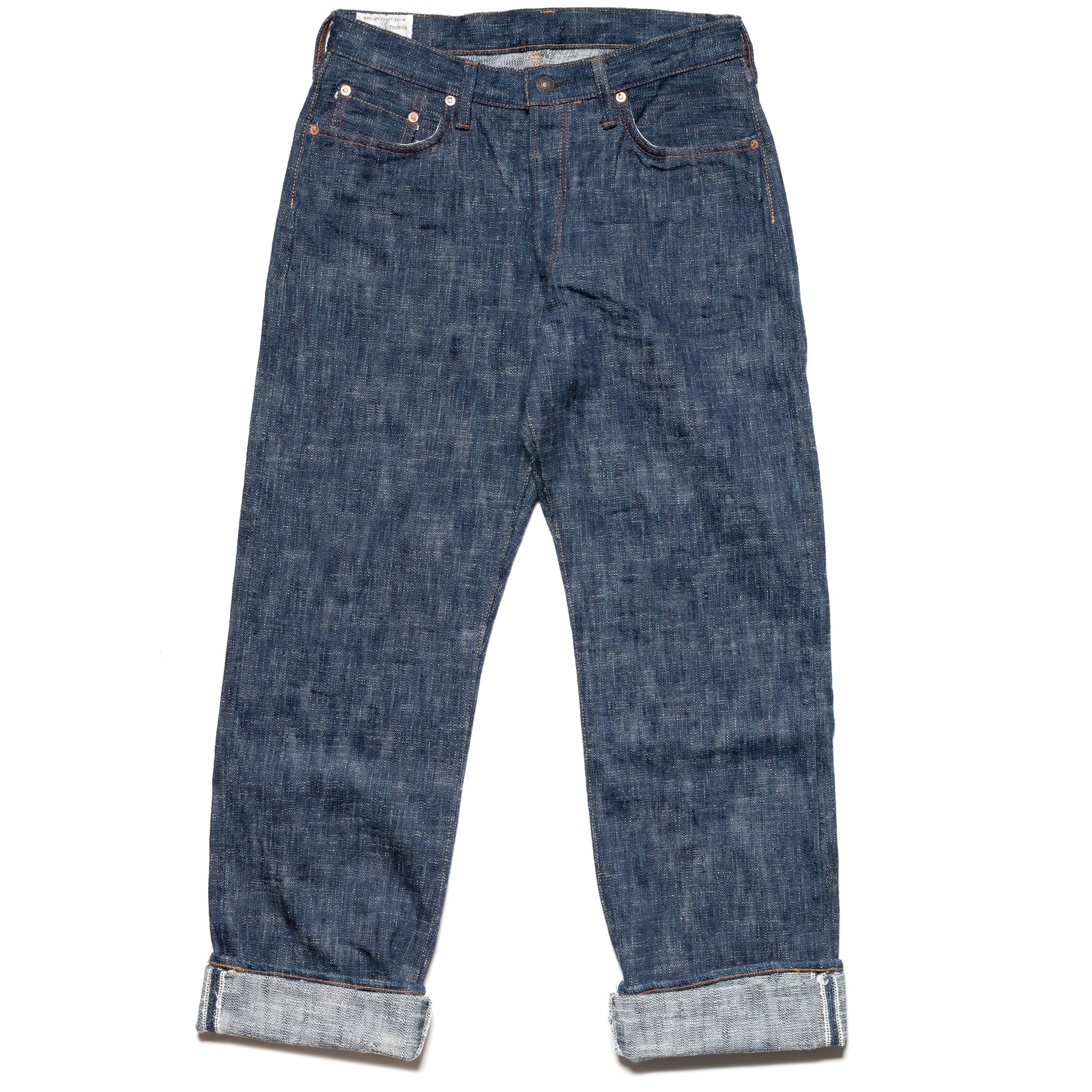 D1894 "Sou-Ai" 15oz Twin Indigo Selvedge Denim Regular Straight Fit - Image 2