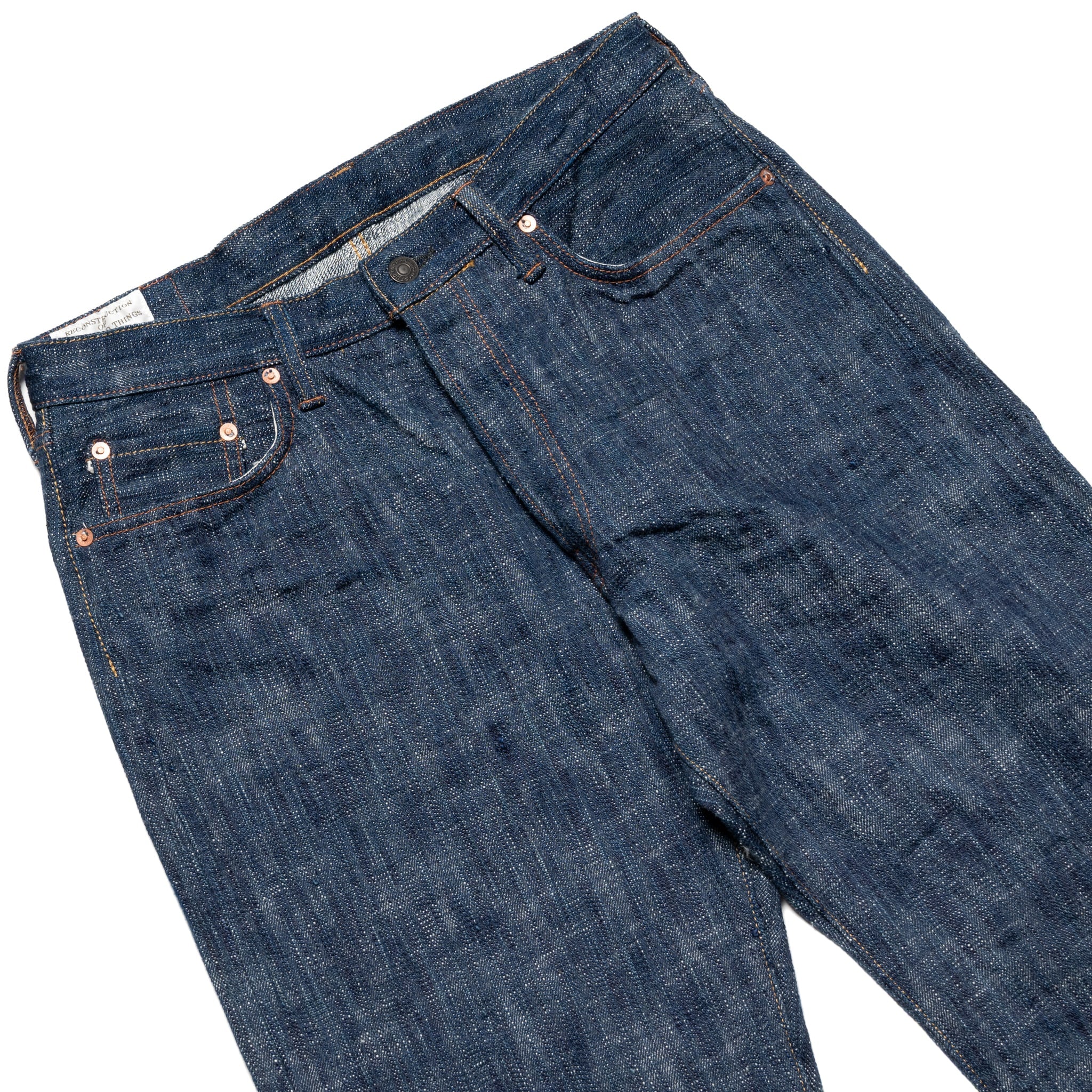 D1894 "Sou-Ai" 15oz Twin Indigo Selvedge Denim Regular Straight Fit - Image 4