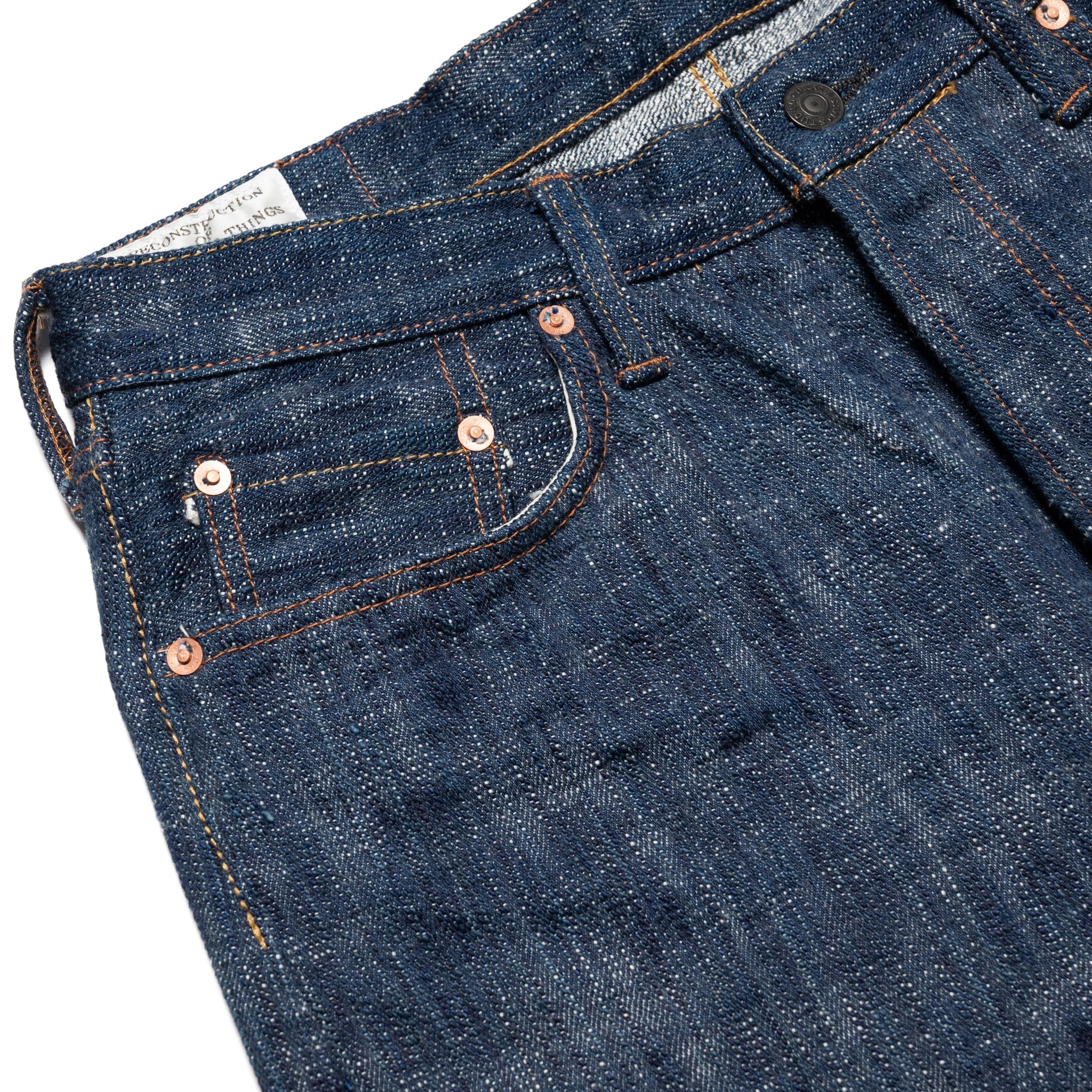 D1894 "Sou-Ai" 15oz Twin Indigo Selvedge Denim Regular Straight Fit - Image 5