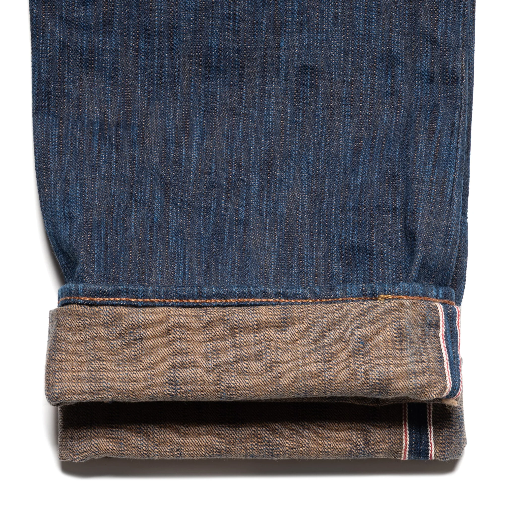 D1905S "Awa Sho-ai Kakishibu" 15oz Natural Indigo Kakishibu Selvedge Denim Regular Straight - Image 15
