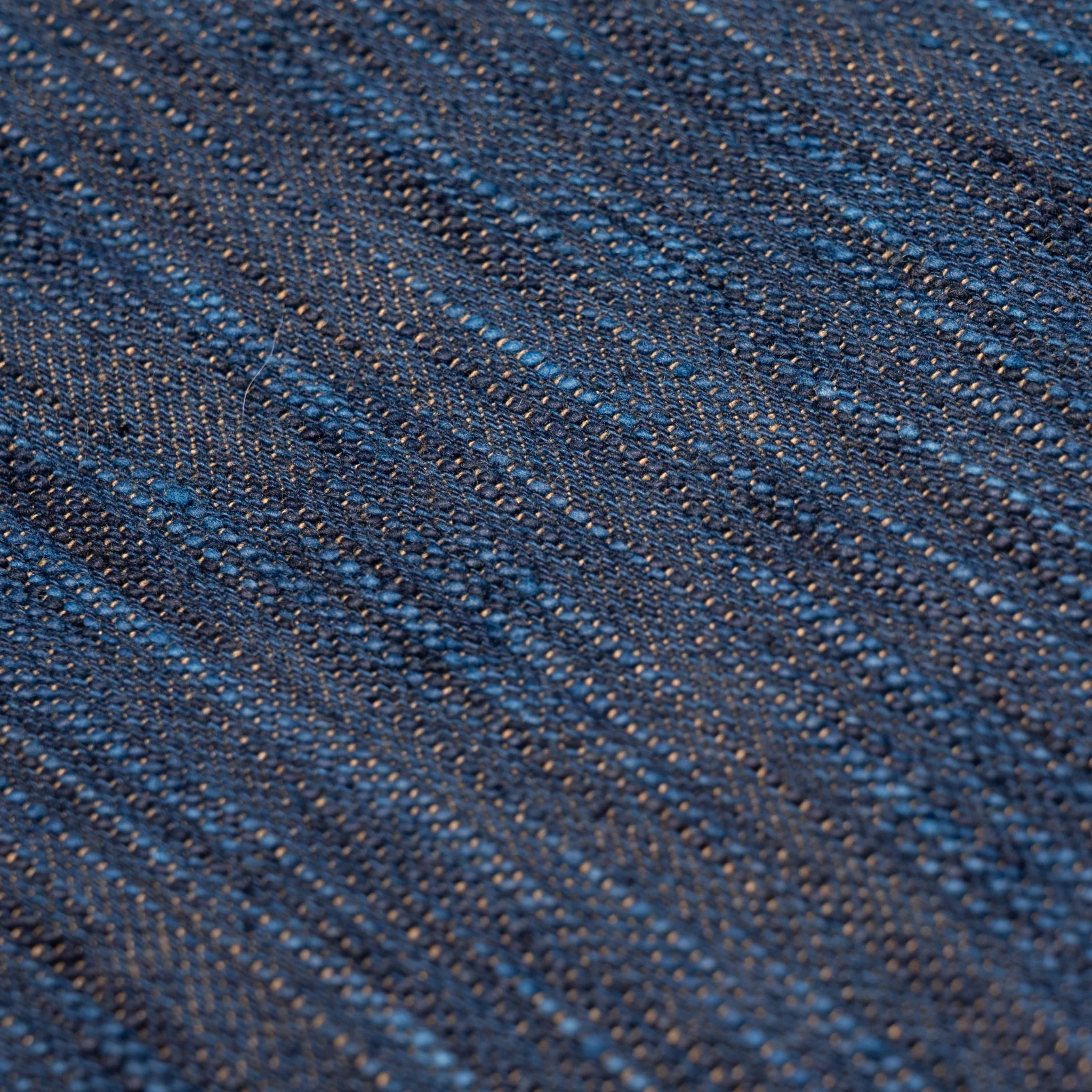 D1905S "Awa Sho-ai Kakishibu" 15oz Natural Indigo Kakishibu Selvedge Denim Regular Straight - Image 7