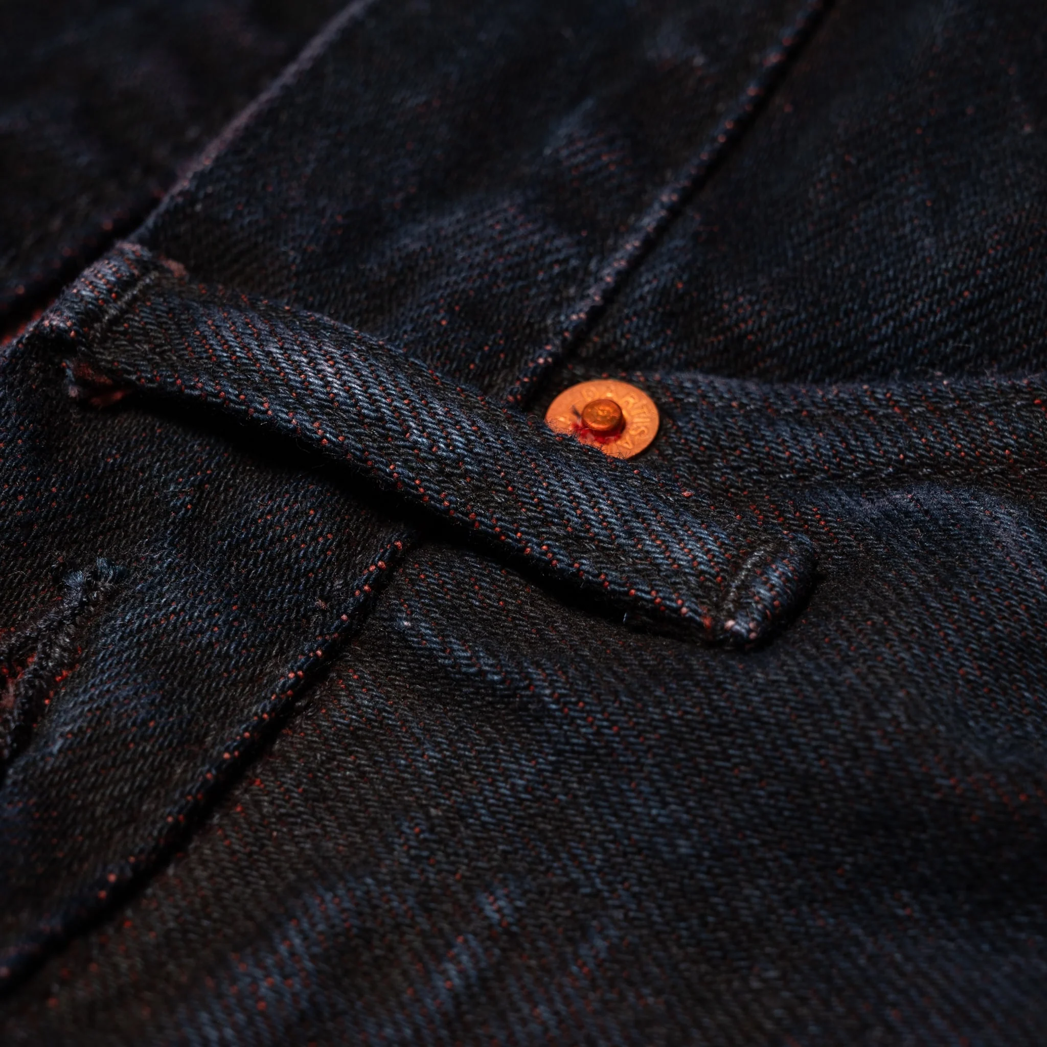 D1908S "Bengala" 14oz Natural Dye Selvedge Denim Relaxed Tapered - Image 10