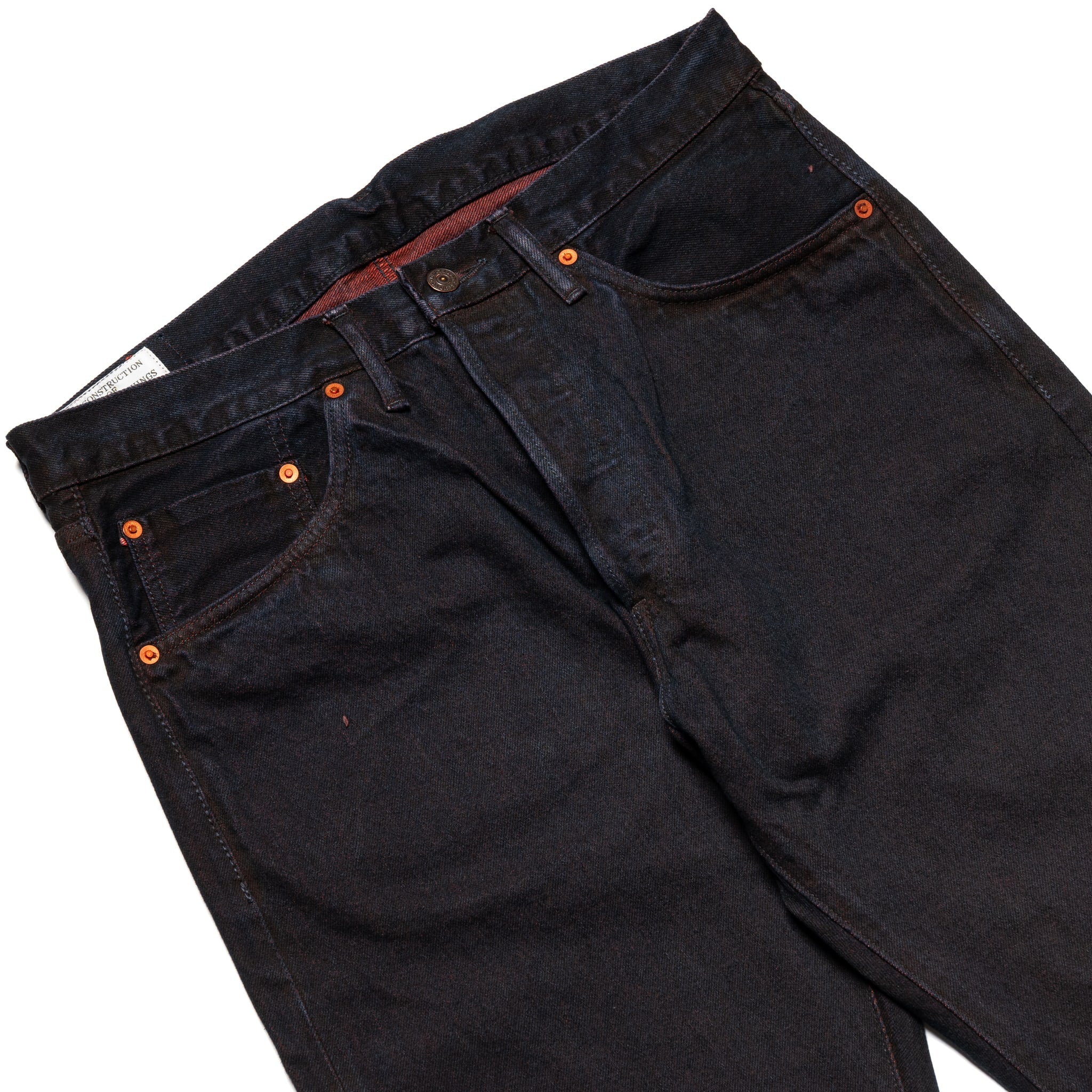 D1908S "Bengala" 14oz Natural Dye Selvedge Denim Relaxed Tapered - Image 4