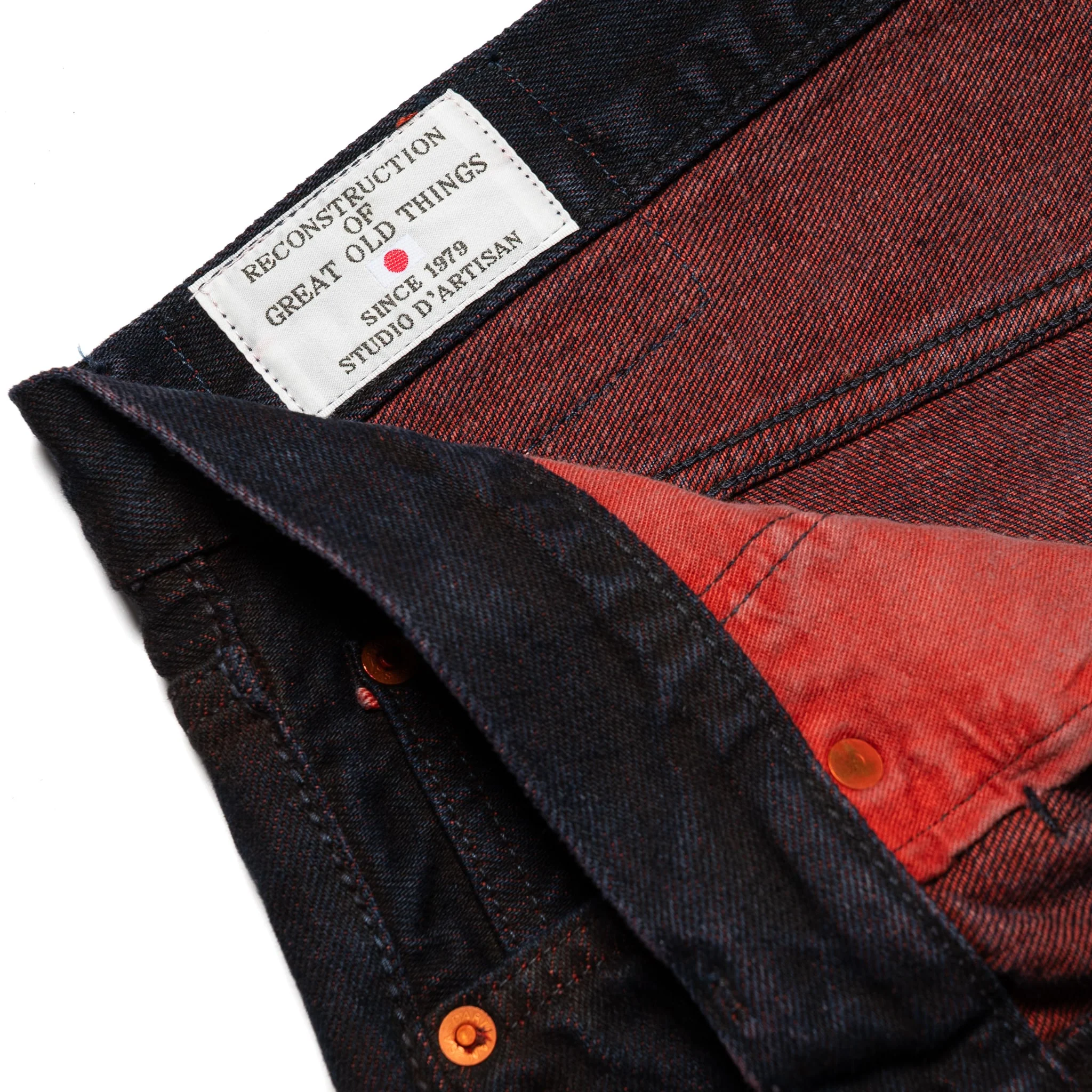 D1908S "Bengala" 14oz Natural Dye Selvedge Denim Relaxed Tapered - Image 9