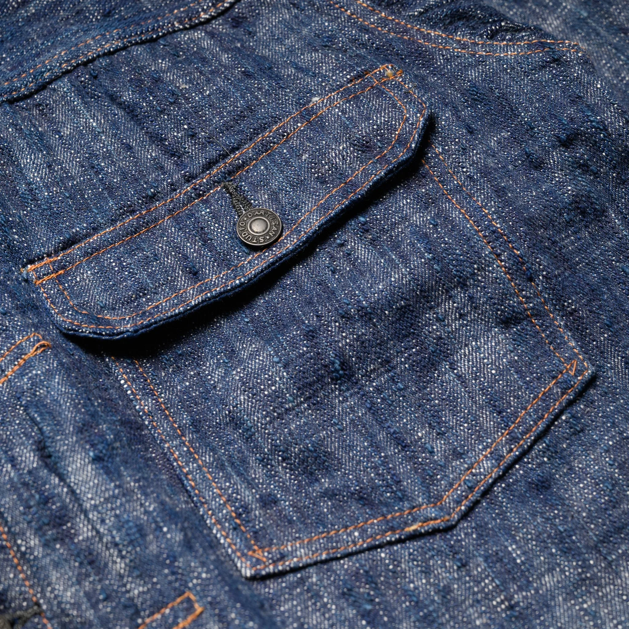 D4603 "Sou-Ai" 16oz Twin Indigo Selvedge Denim Type II Jacket - Image 5