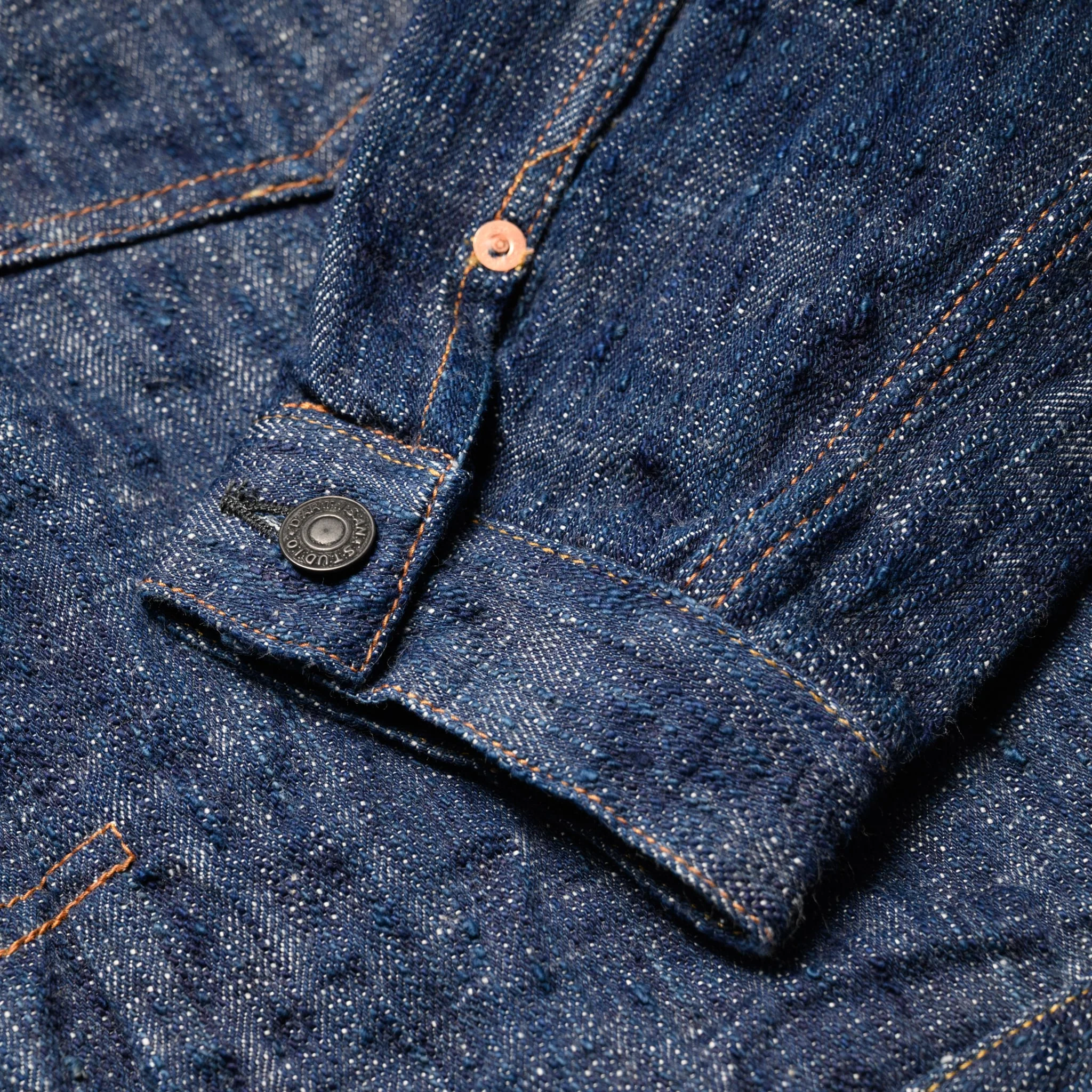 D4603 "Sou-Ai" 16oz Twin Indigo Selvedge Denim Type II Jacket - Image 7