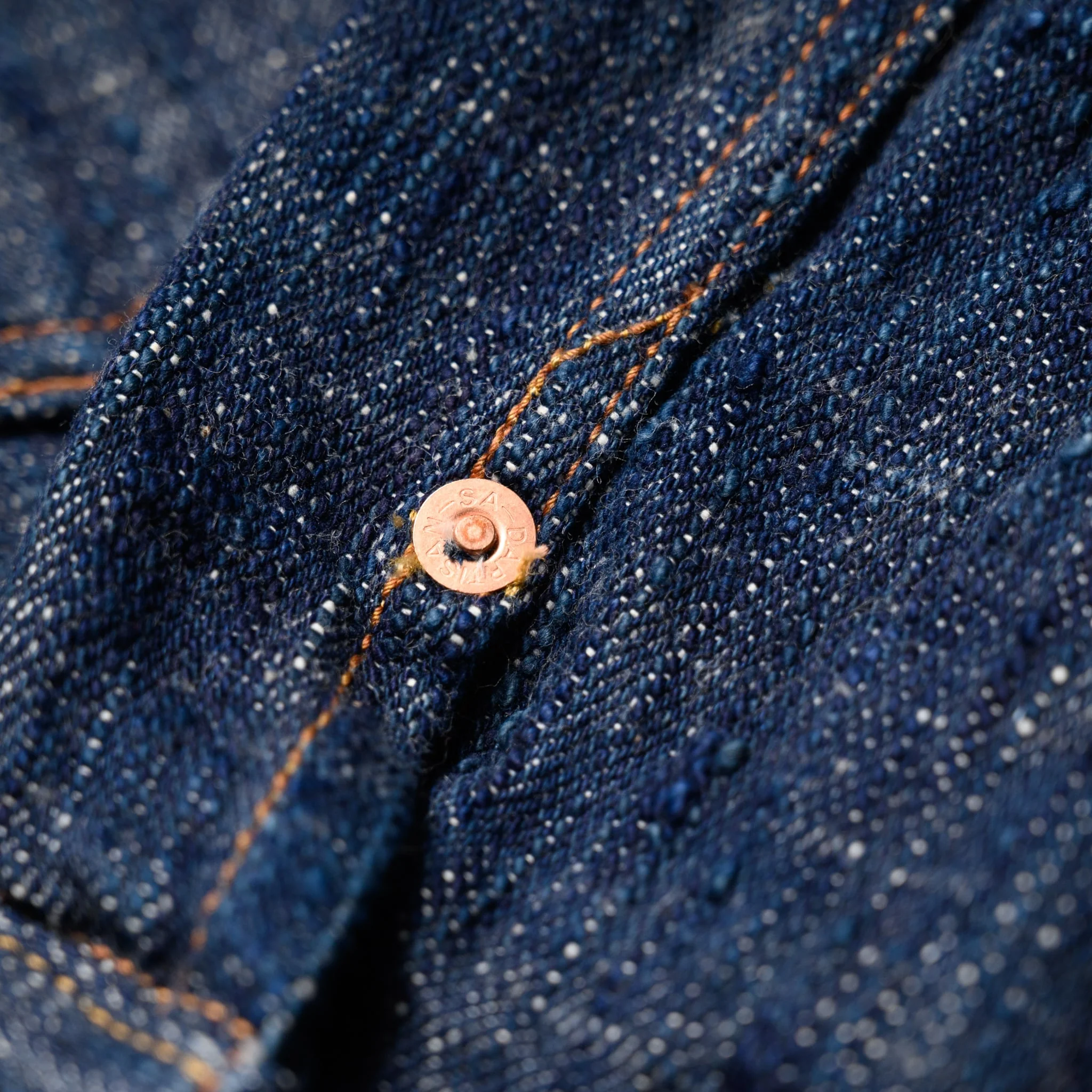 D4603 "Sou-Ai" 16oz Twin Indigo Selvedge Denim Type II Jacket - Image 8