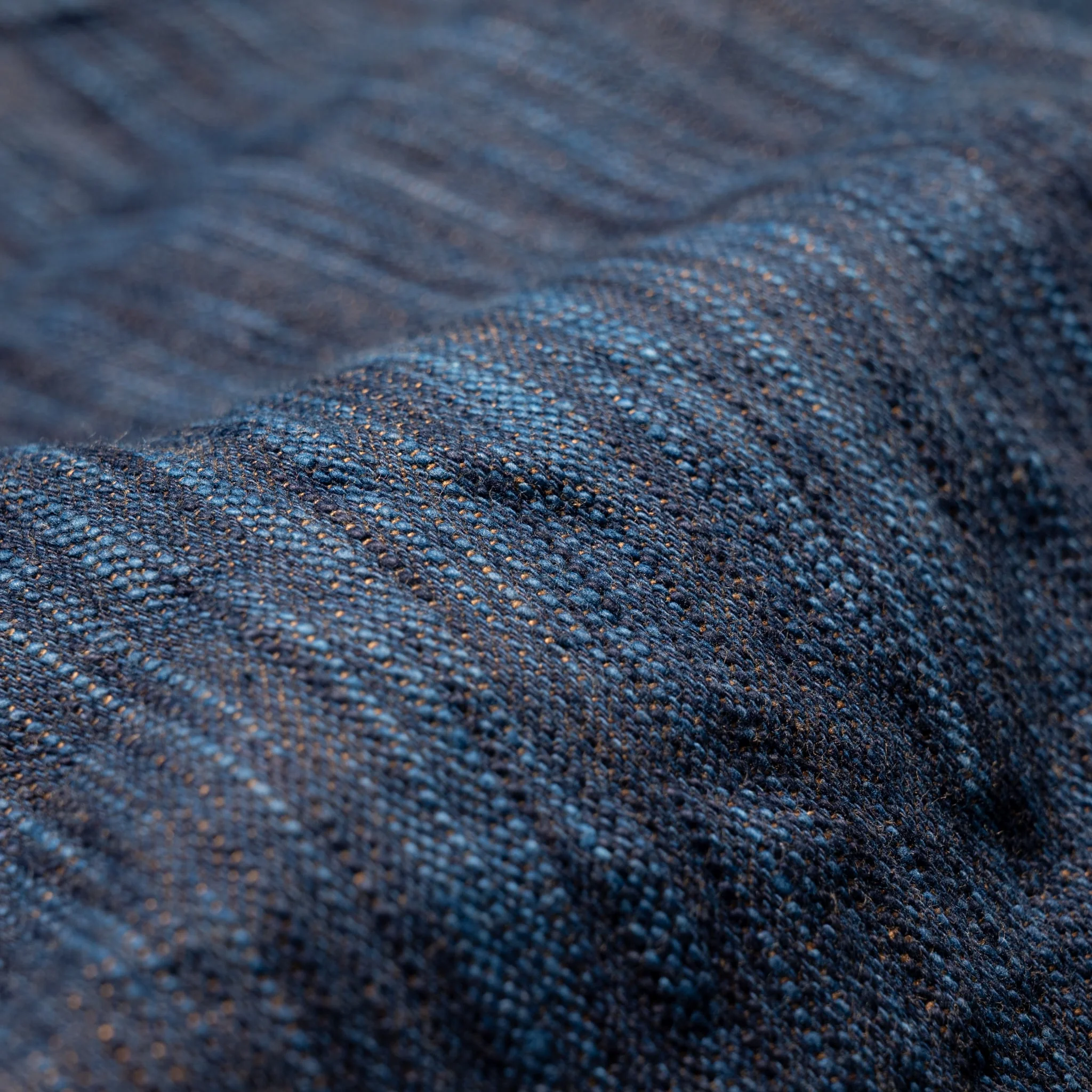 D4615 "Awa Sho-ai Kakishibu" 15oz Natural Indigo Kakishibu Selvedge Denim Type 2 Jacket - Image 15