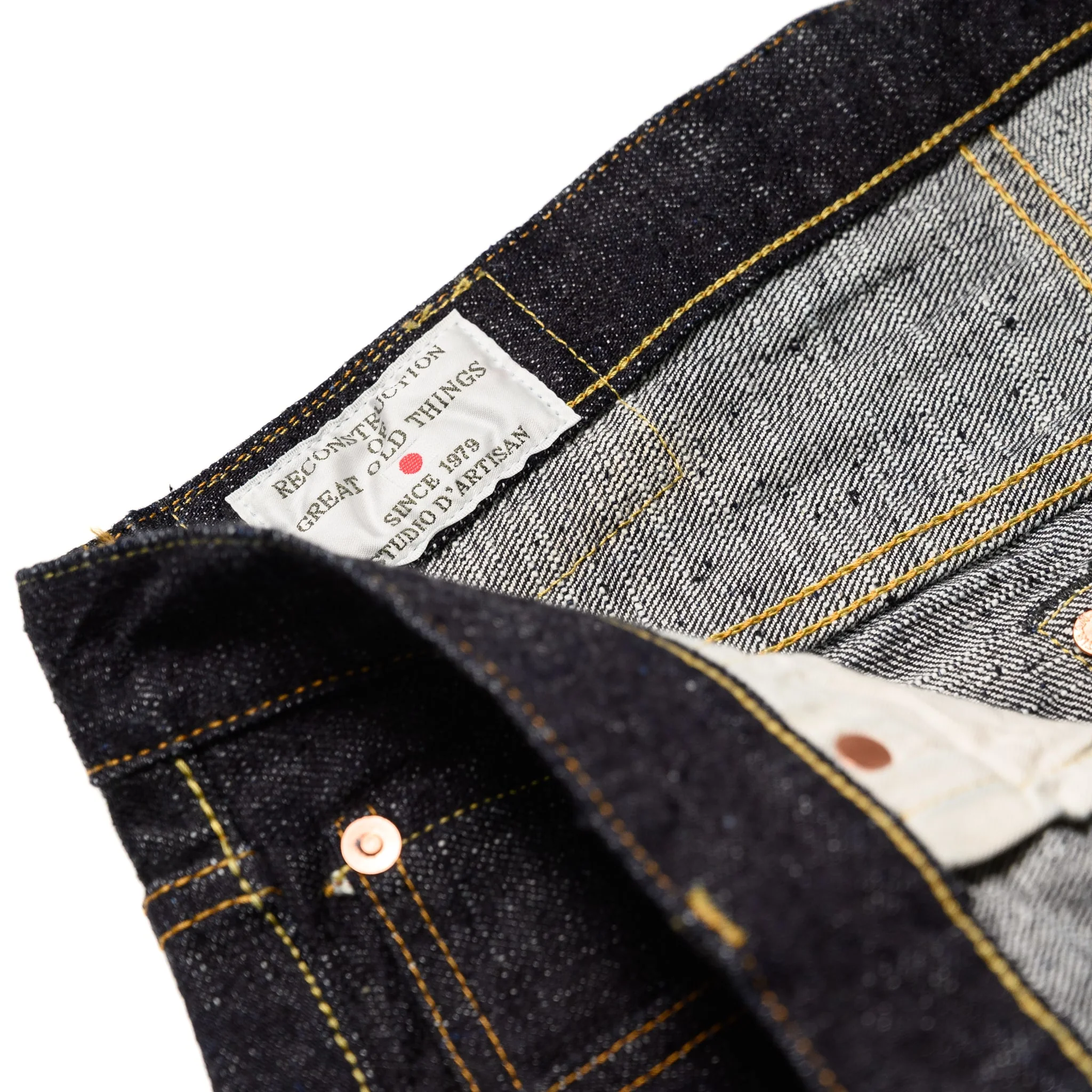 SD-1008 Slubby GL3 15oz Selvedge Denim Relax Tapered - Image 9