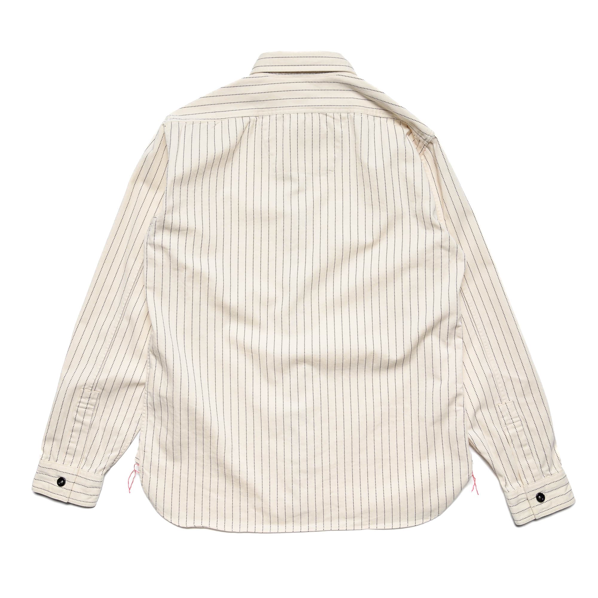 Fiction Romance SC27076 8.5oz White Wabash Stripe Work Shirt - Image 2