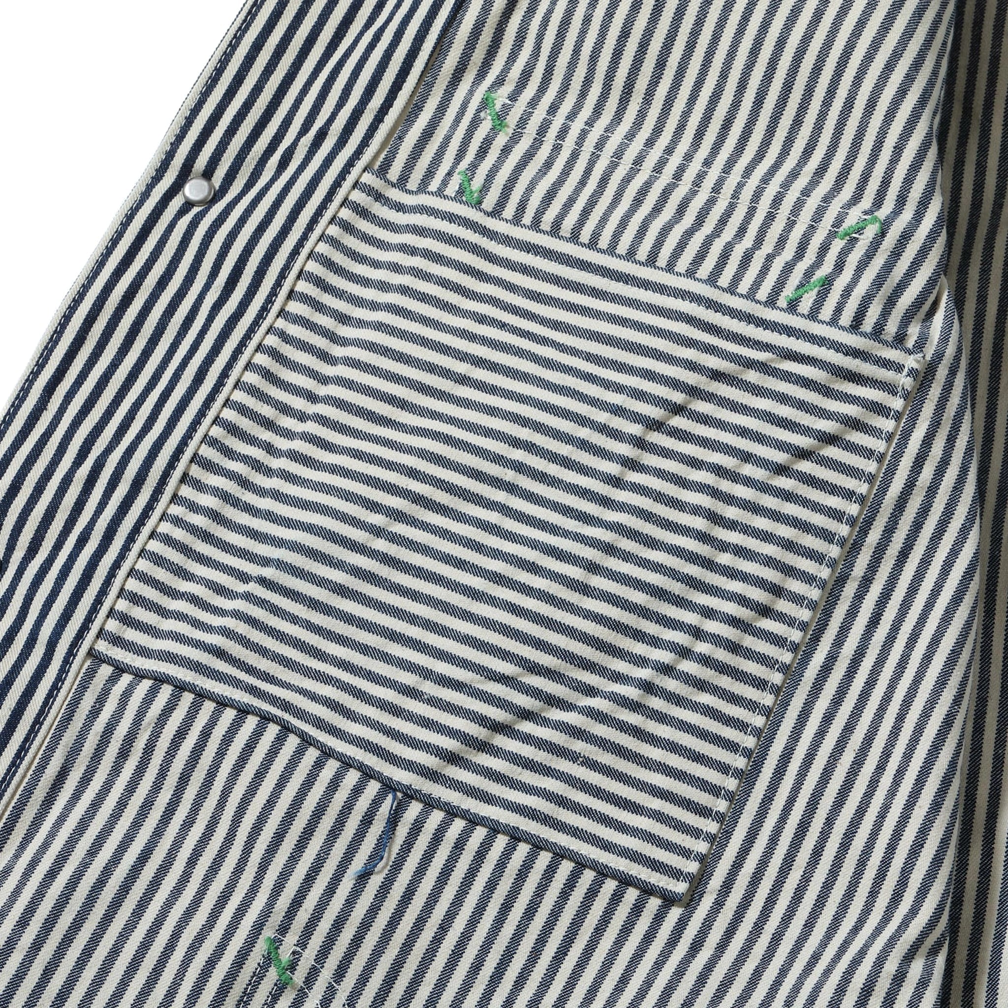 SC15656 11oz Hickory Stripe Work Coat - Image 6
