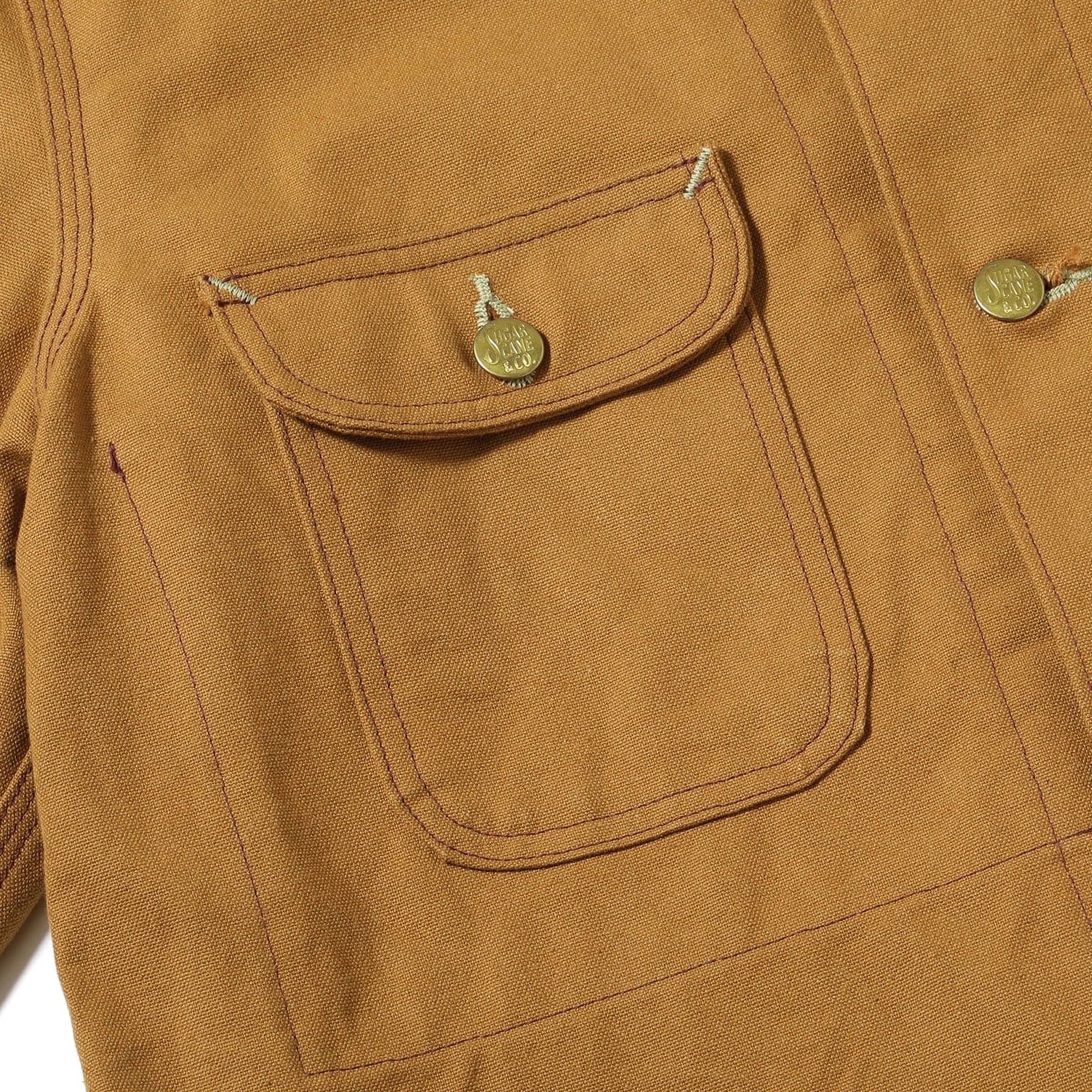 SC15657 13oz Brown Duck Work Coat - Image 6