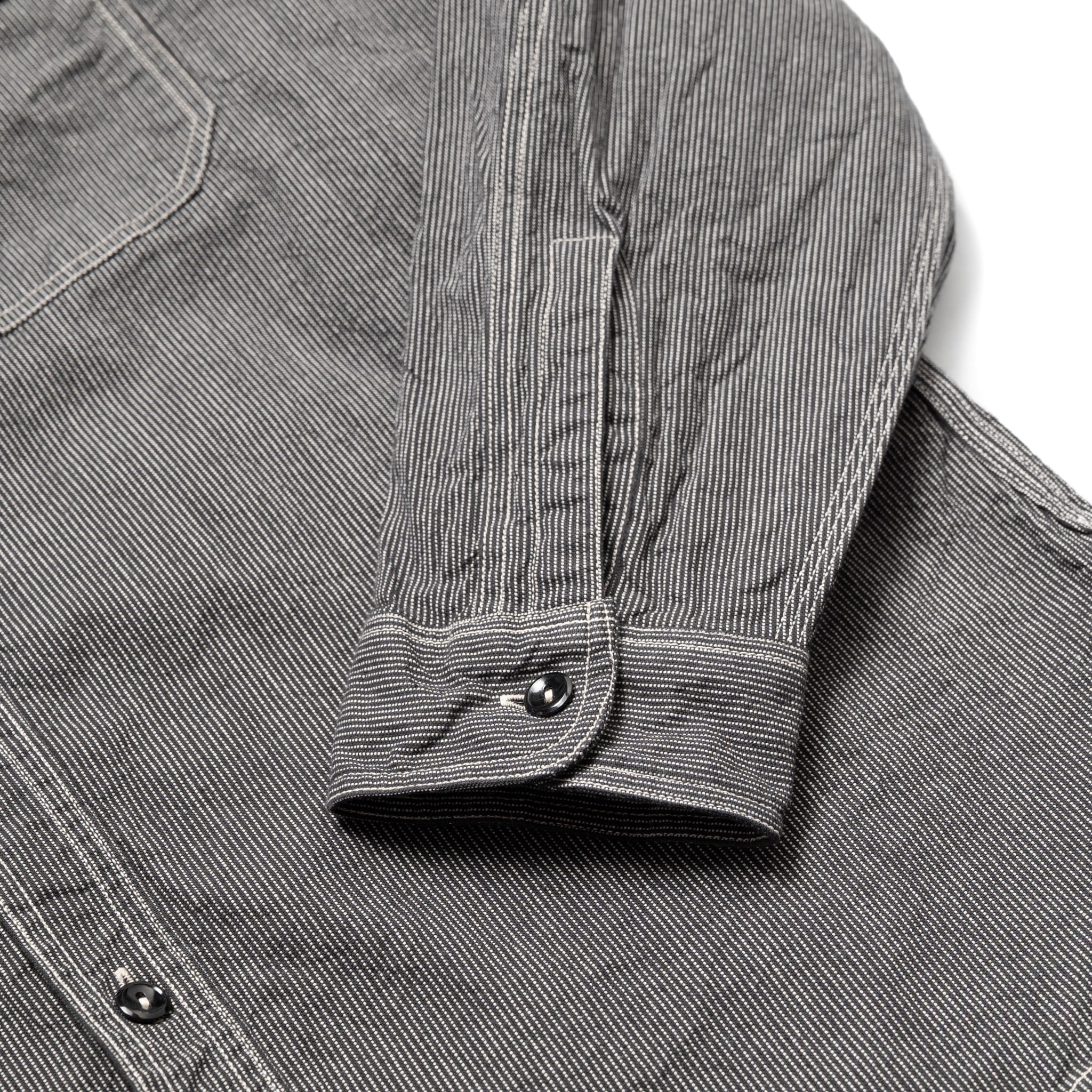 SC25511 Jean Cord Work Shirt - Black - Image 6