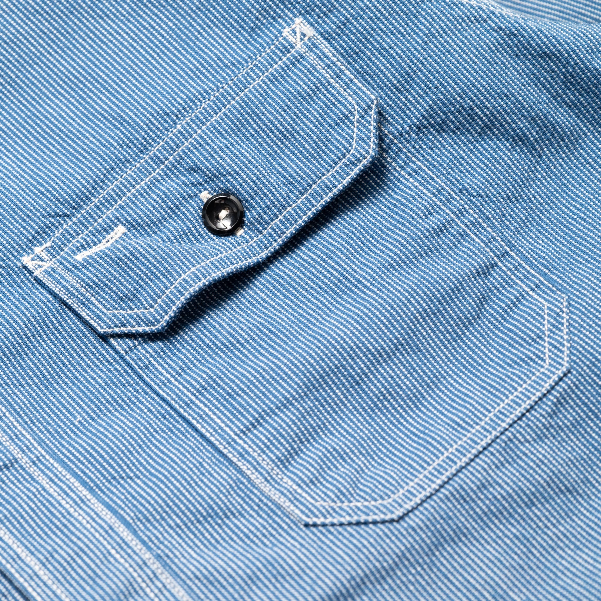 SC25511 Jean Cord Work Shirt - Navy - Image 3