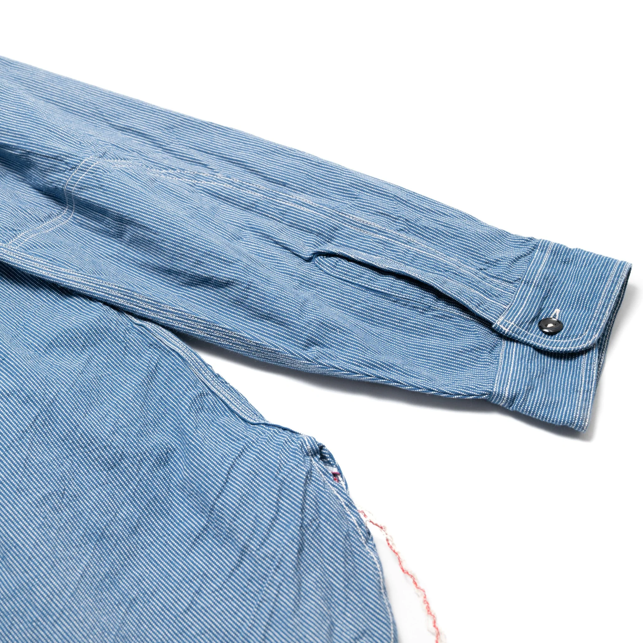 SC25511 Jean Cord Work Shirt - Navy - Image 8