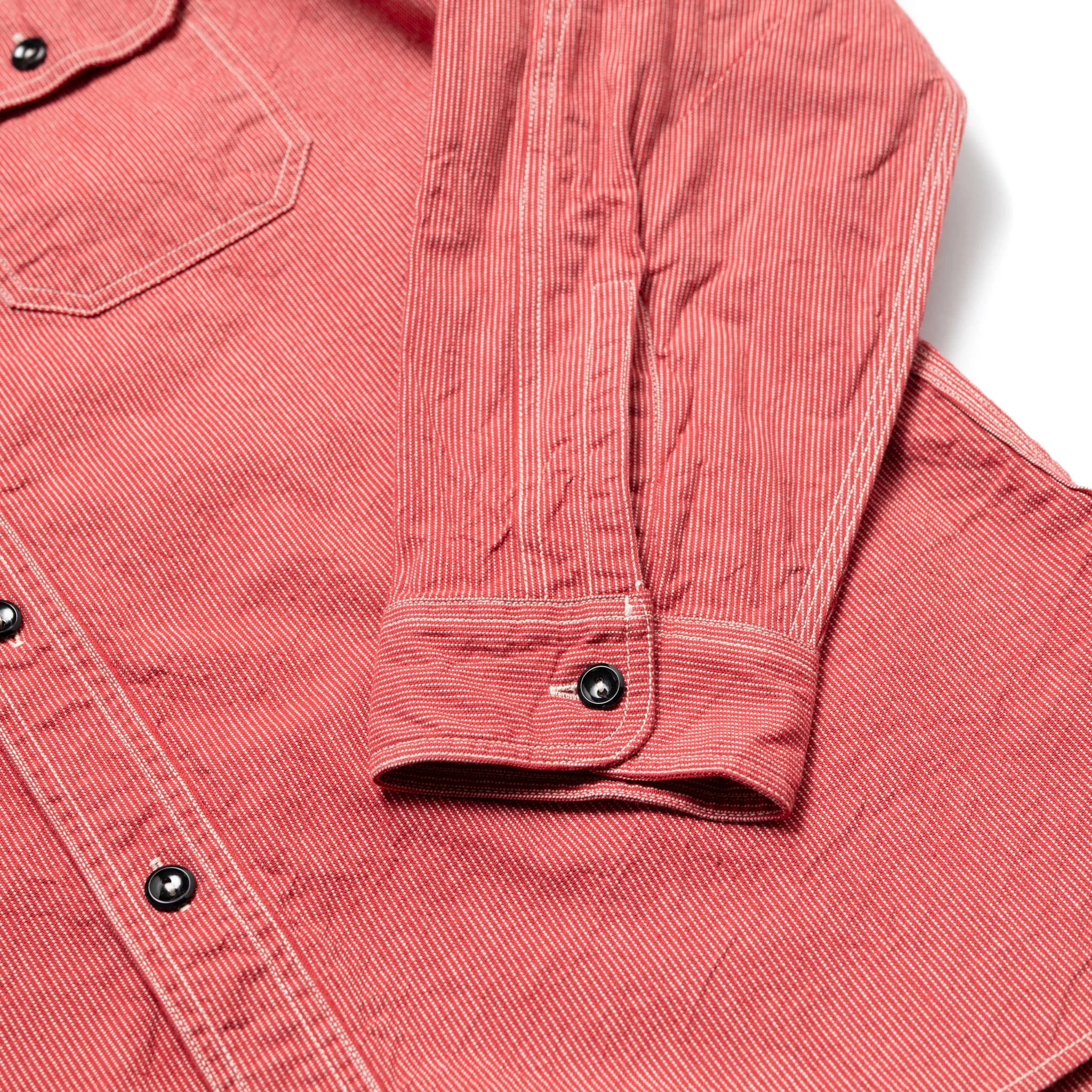 SC25511 Jean Cord Work Shirt - Red - Image 6