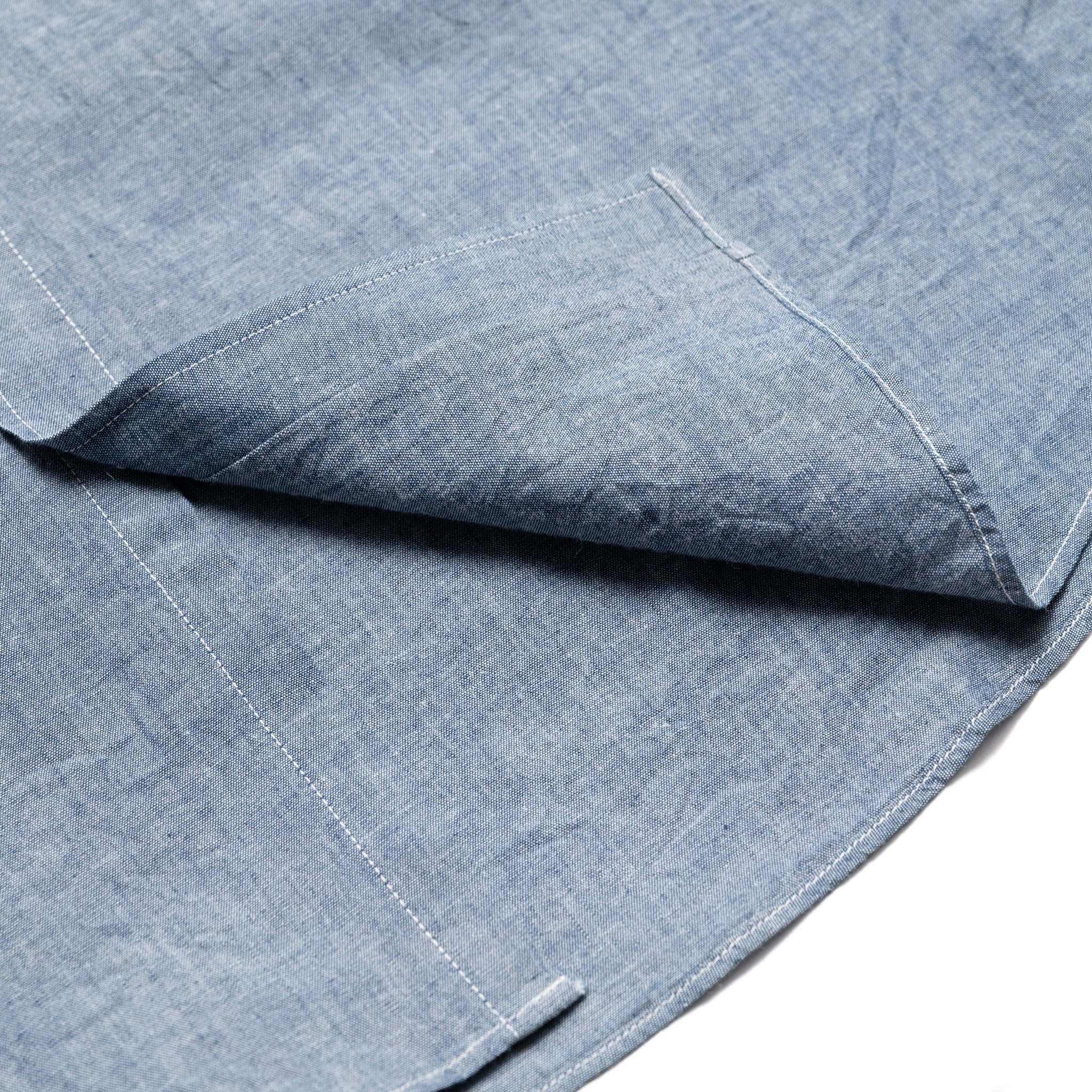 SC27850 Chambray Work Shirt - Blue - Image 4