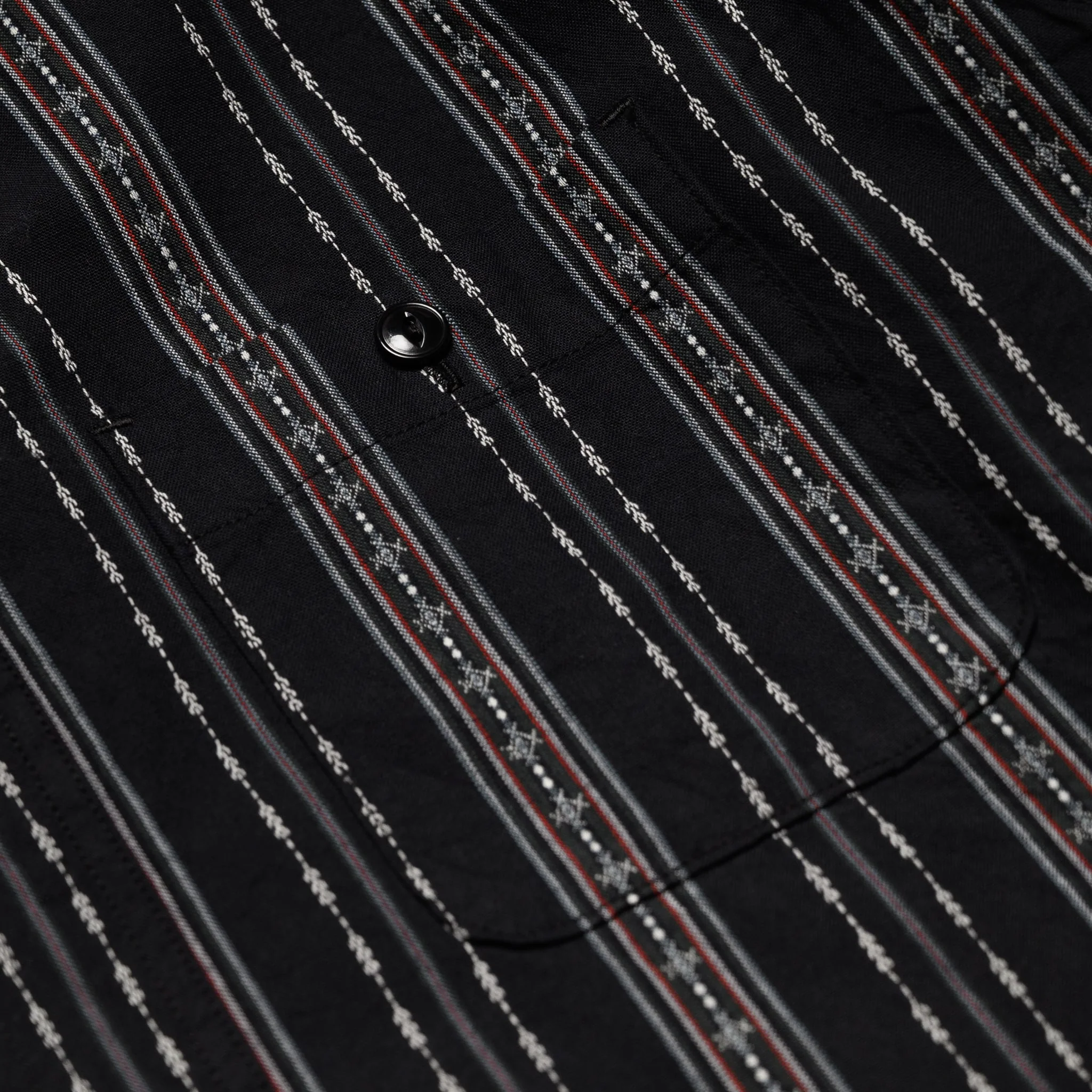 SC29462 Southwestern Dobby Stripe LS Work Shirt - Black - Image 4