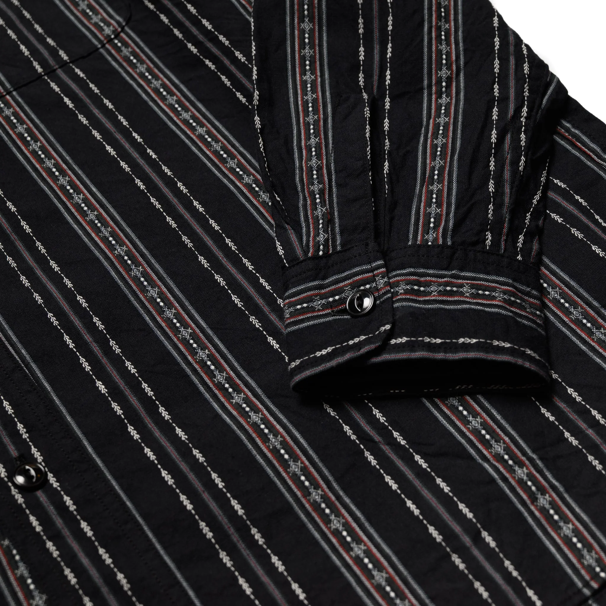 SC29462 Southwestern Dobby Stripe LS Work Shirt - Black - Image 7