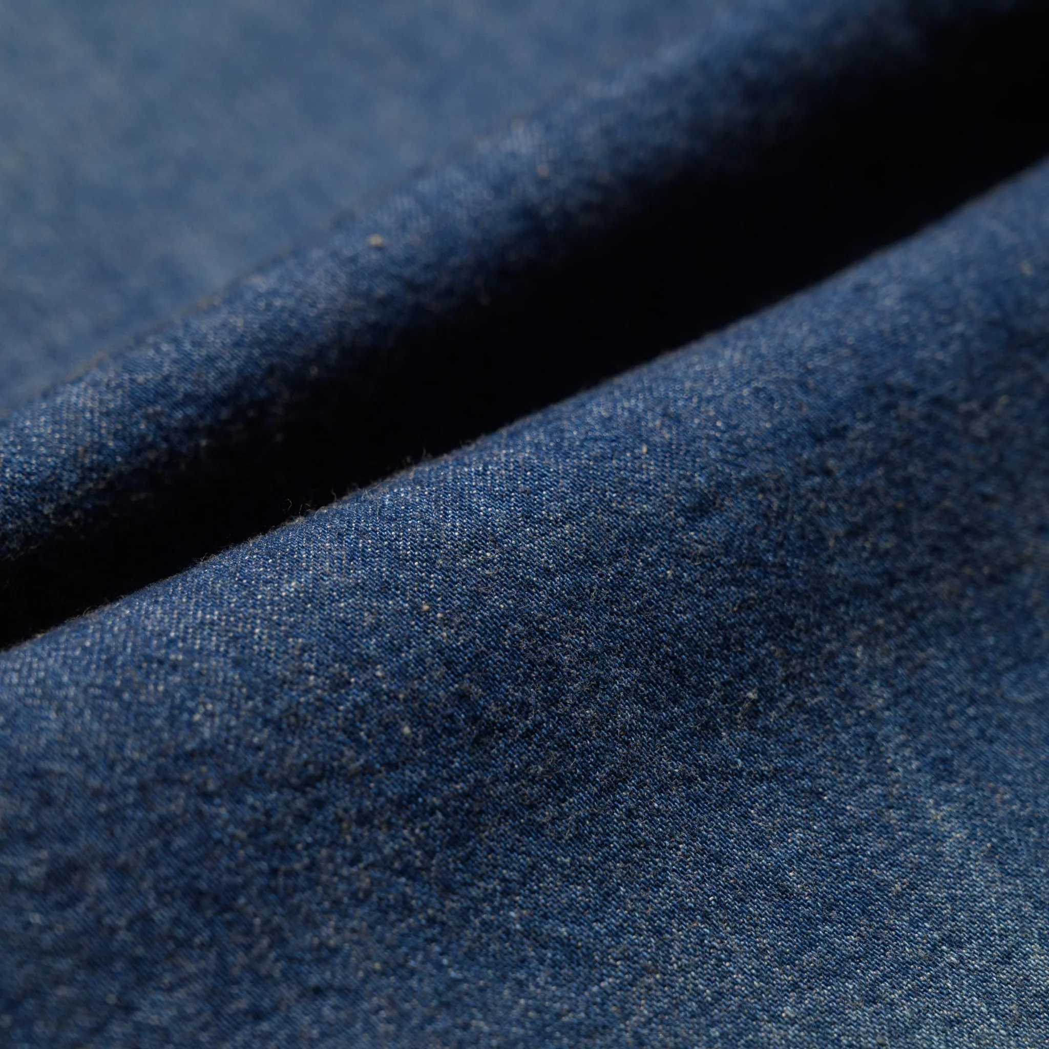 SC29474 Blue Denim Work Shirt Aged Model - Image 18