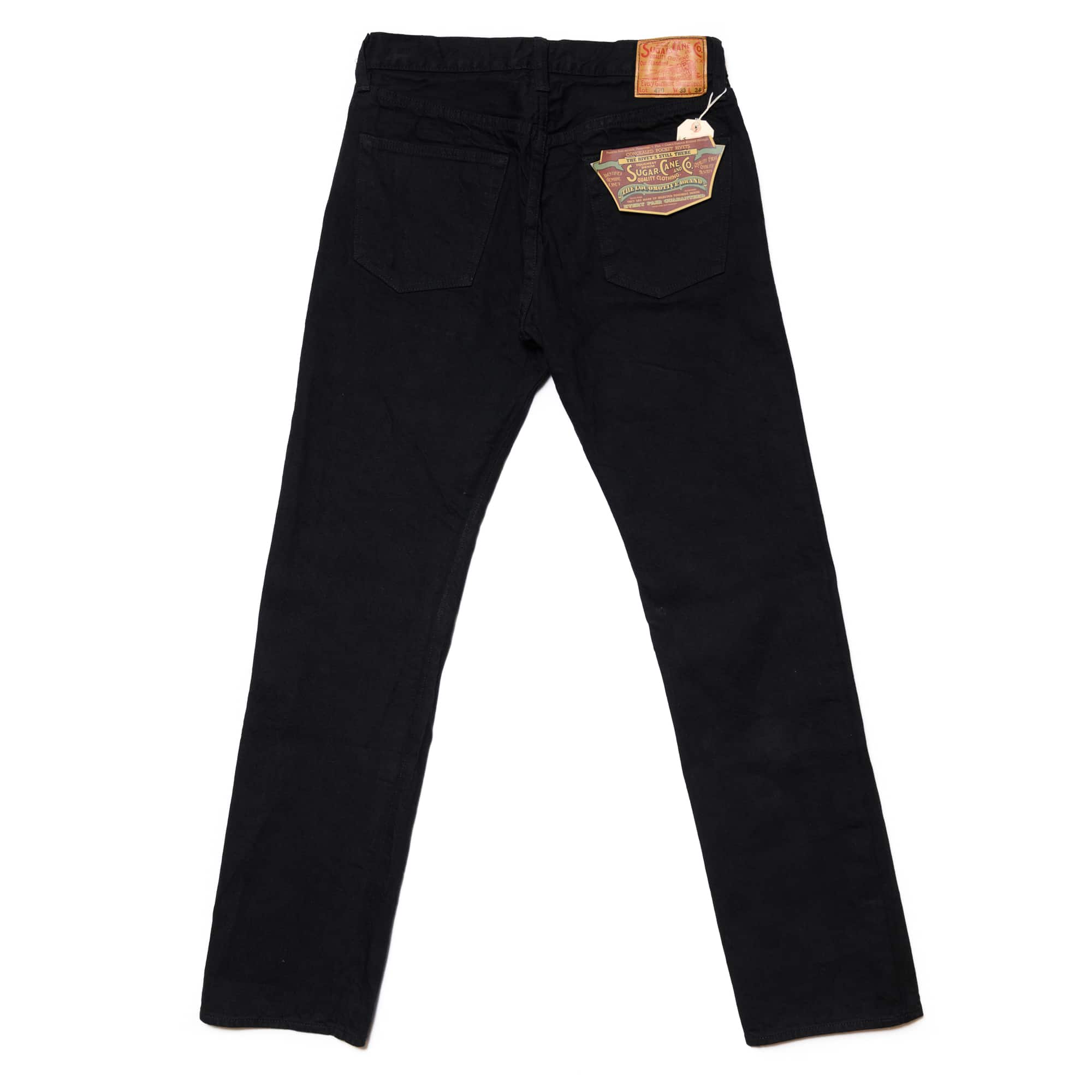13oz Selvedge Denim 1947 "Type III" Slim Tapered Black SC41470 - Image 3
