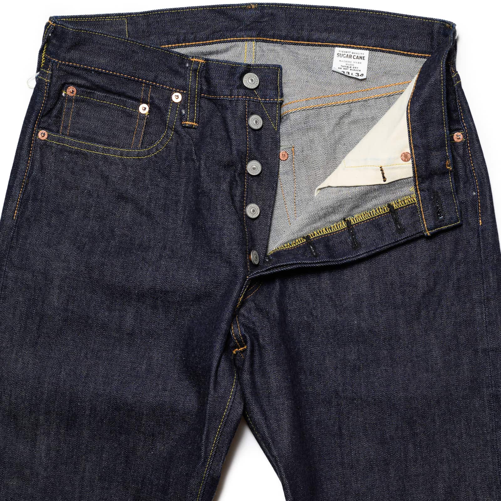 1947 14.25oz Selvedge Regular Straight Indigo SC41947A - Image 6