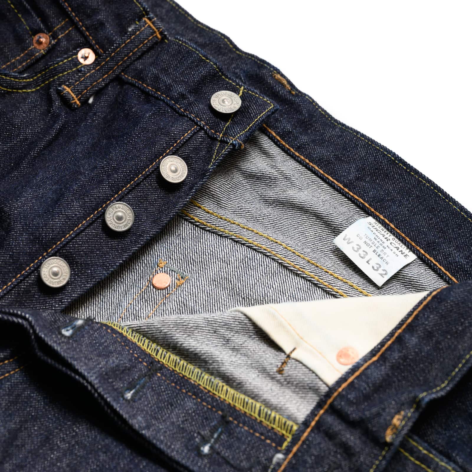 2021 14.25oz Selvedge Denim Slim Tapered Indigo SC42021A - Image 6