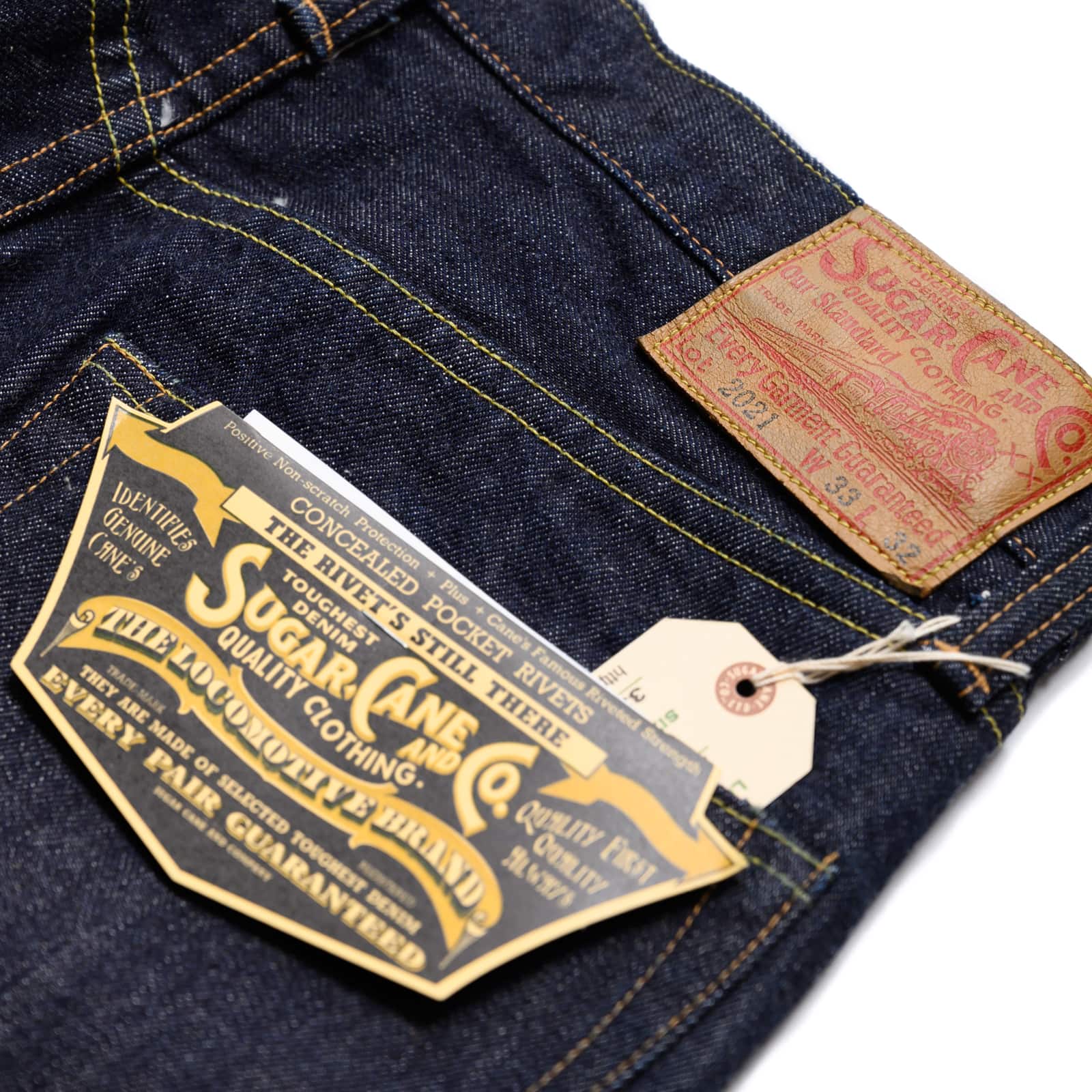 2021 14.25oz Selvedge Denim Slim Tapered Indigo SC42021A - Image 9