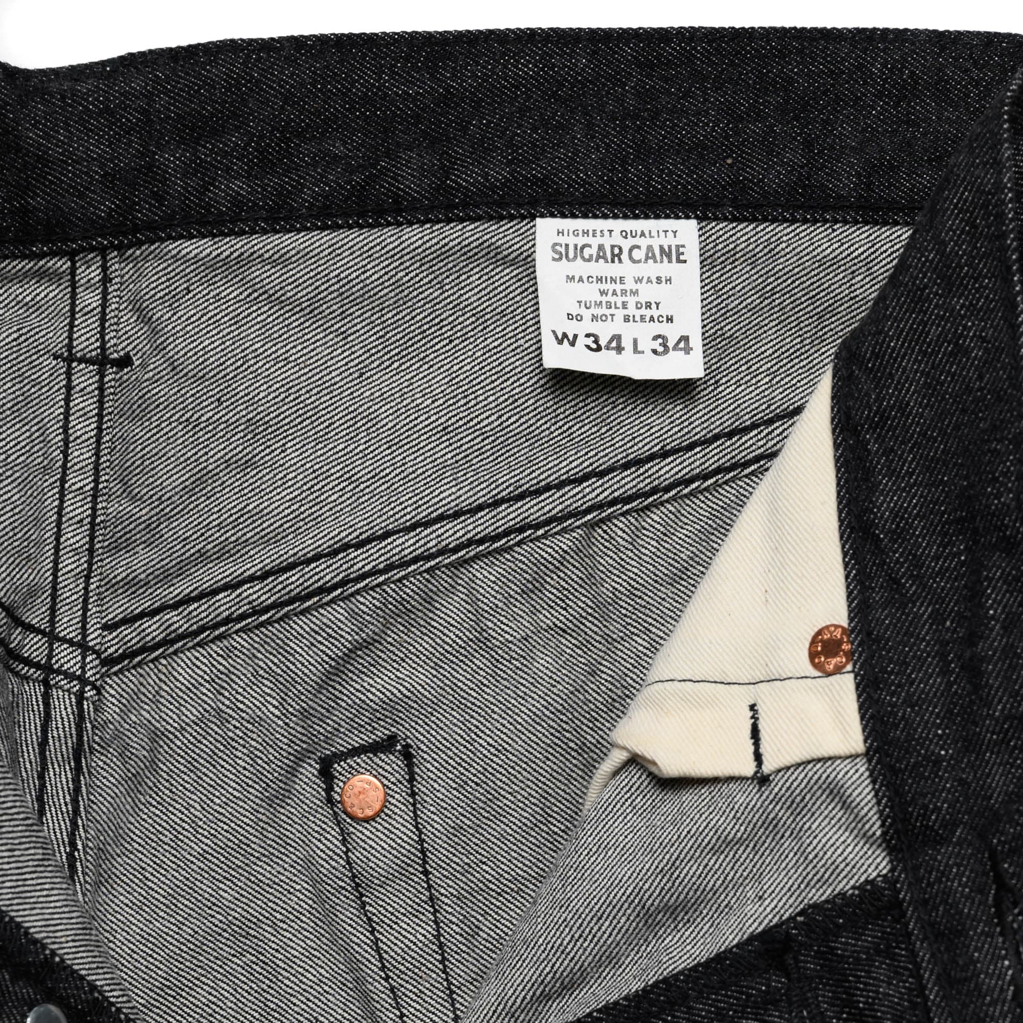1947 14.25oz Black Selvedge Denim Straight SC42460 - Image 7