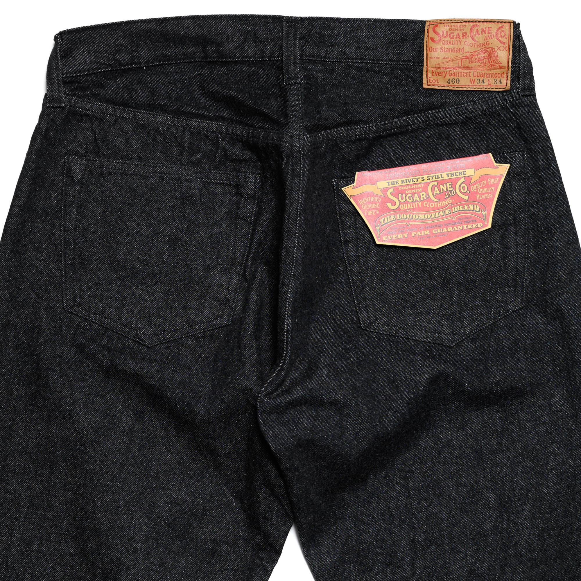 1947 14.25oz Black Selvedge Denim Straight SC42460 - Image 8