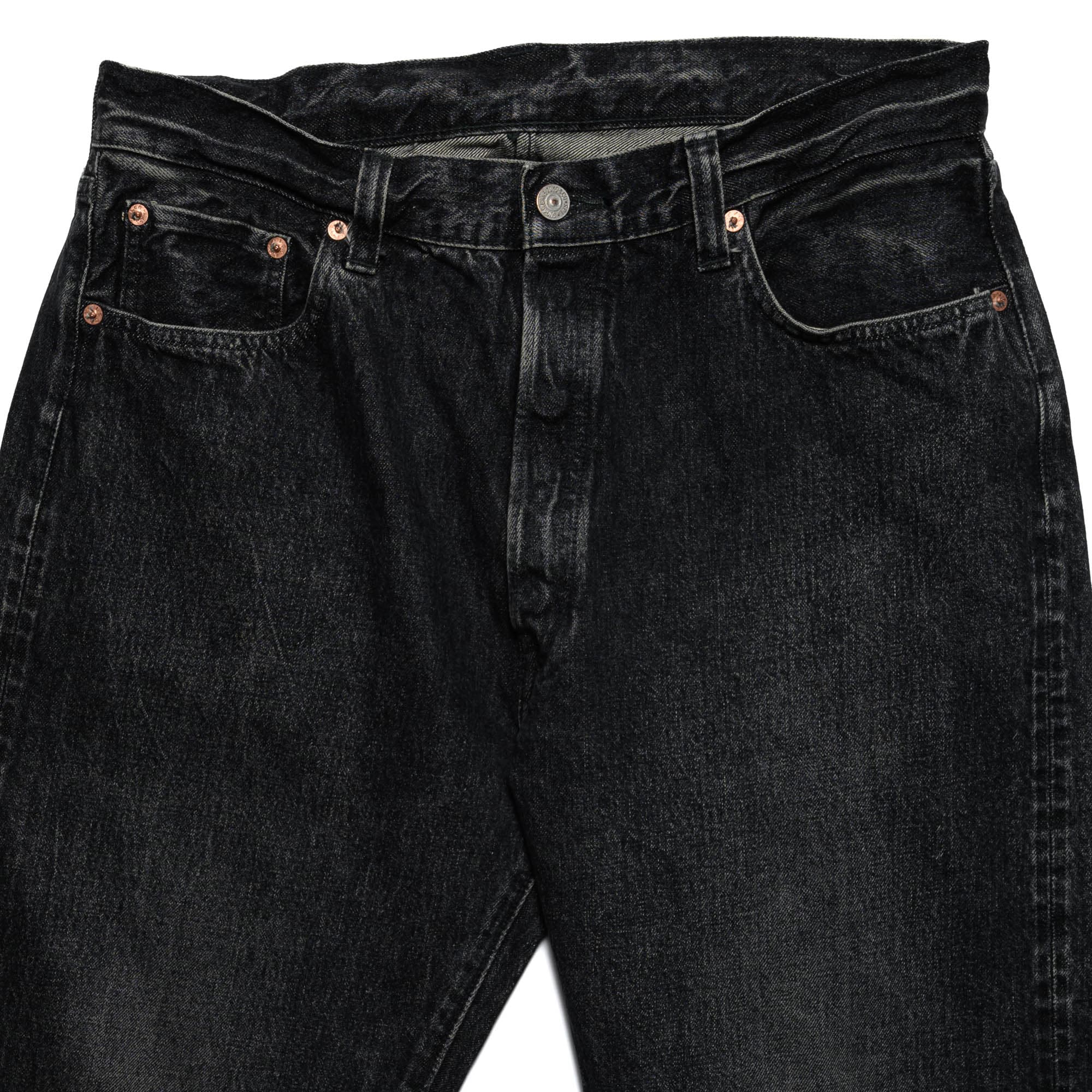 1947 14.25oz Black Selvedge Denim Straight (Hard Wash) SC42460H - Image 4