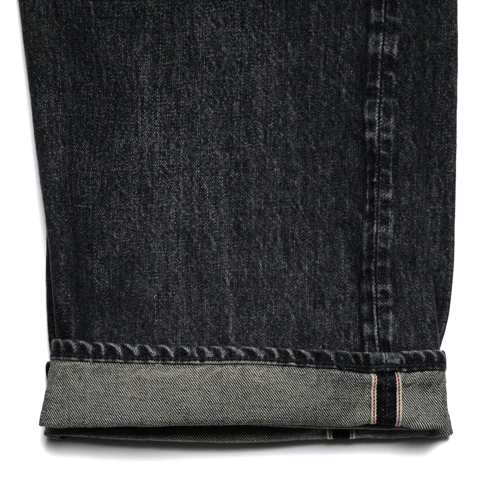 1947 14.25oz Black Selvedge Denim Straight (Hard Wash) SC42460H - Image 9