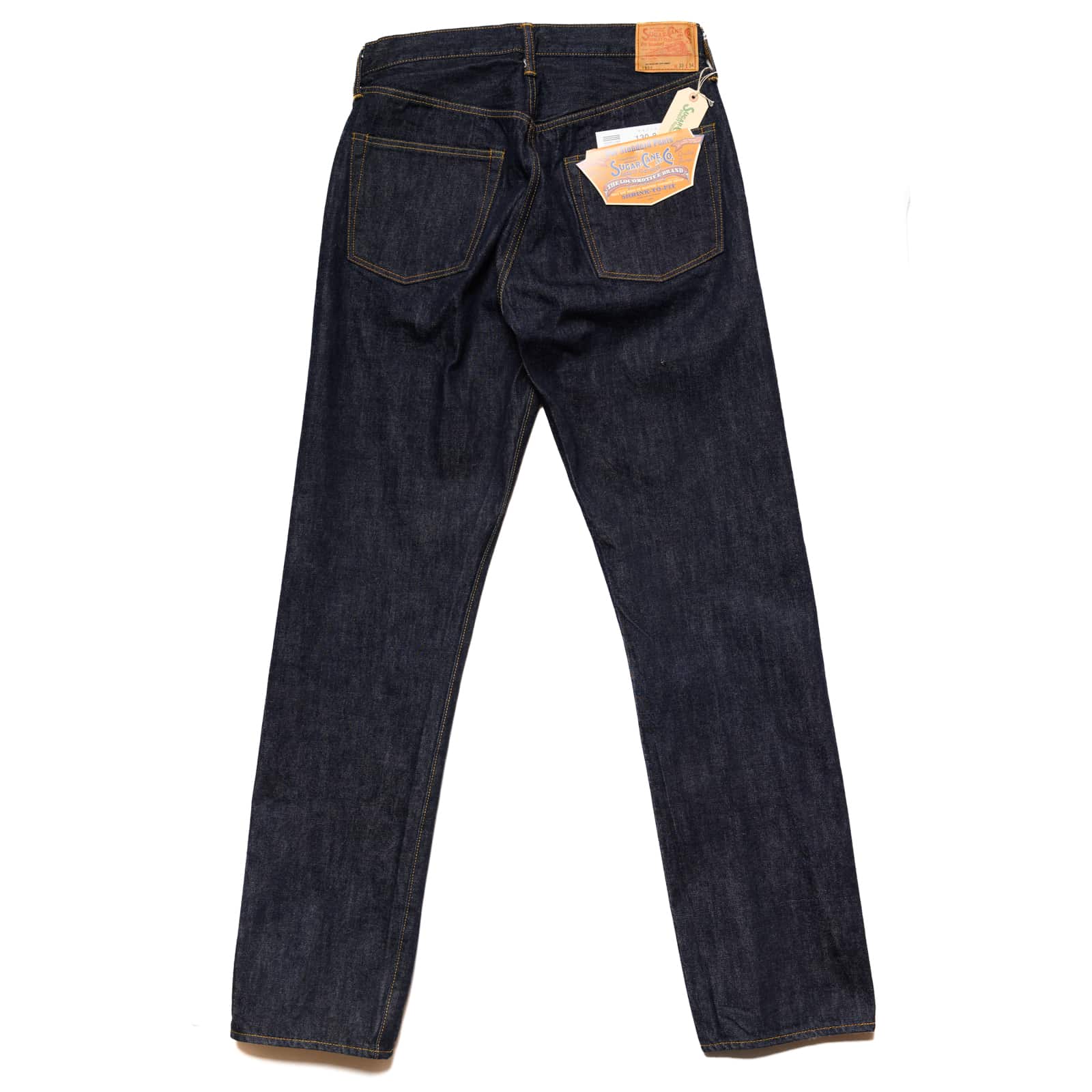 1966 14oz Selvedge Denim Regular Straight Indigo SC42966A - Image 3