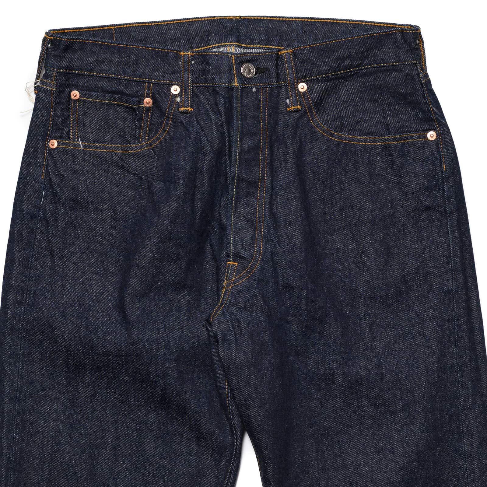1966 14oz Selvedge Denim Regular Straight Indigo SC42966A - Image 4