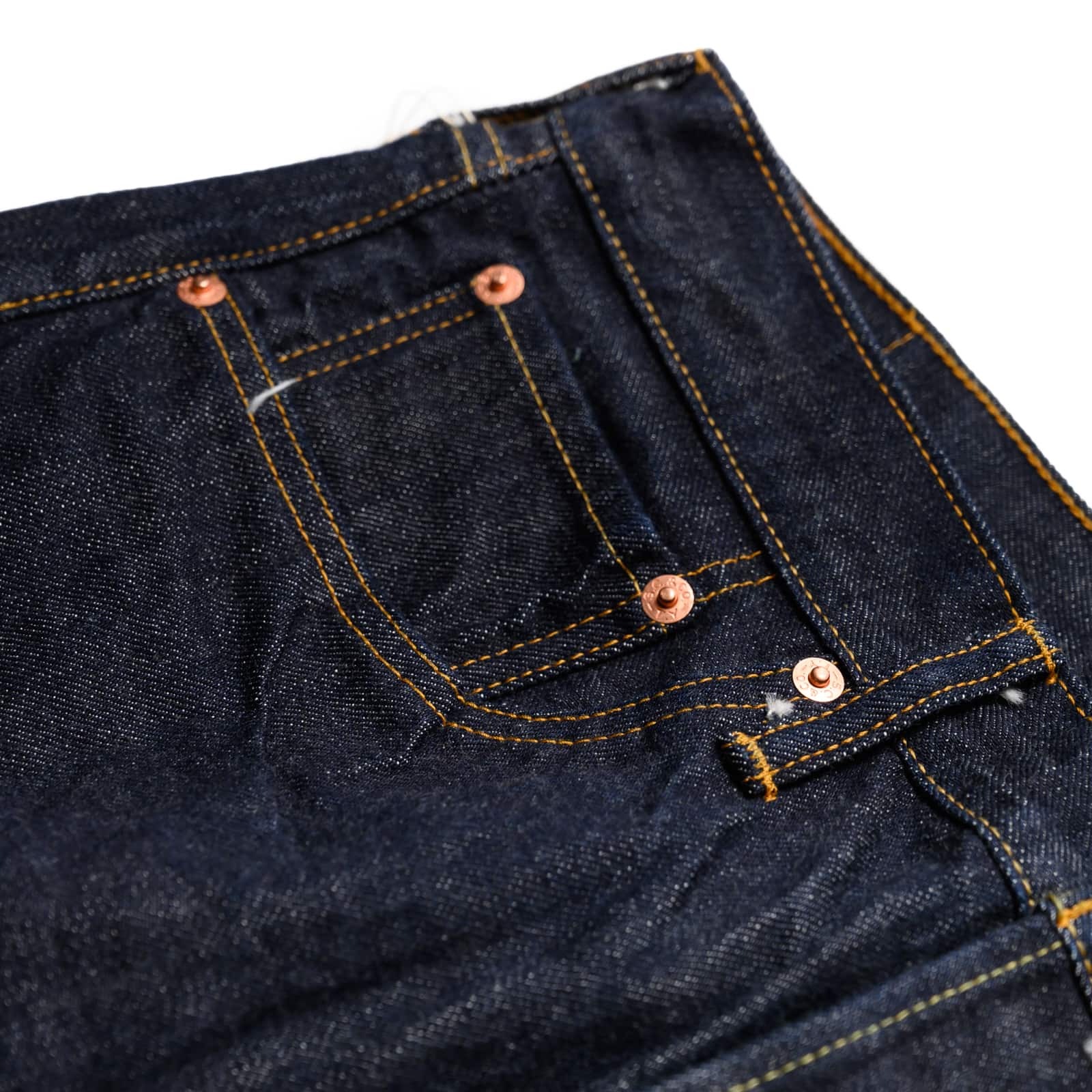 1966 14oz Selvedge Denim Regular Straight Indigo SC42966A - Image 5