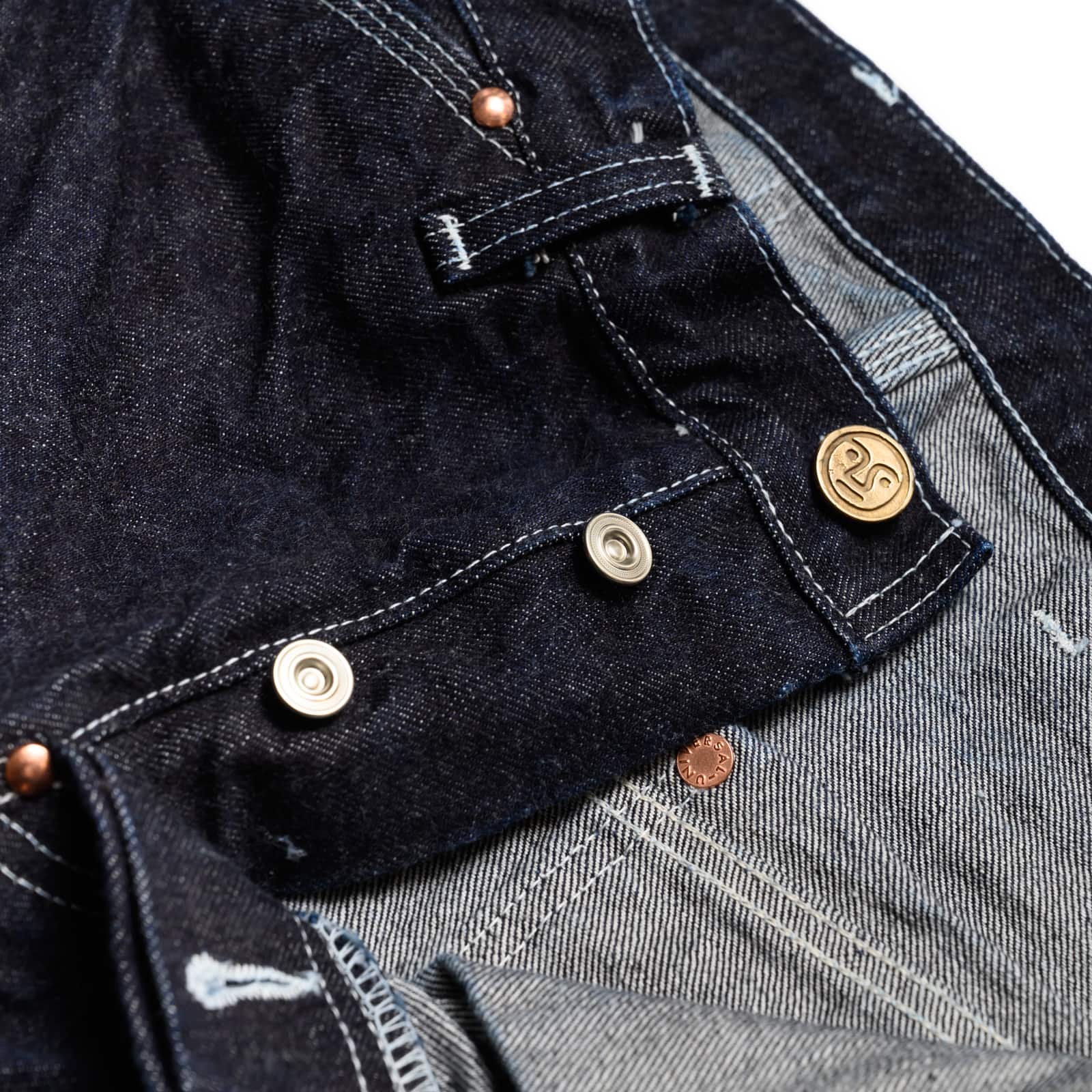 130 - Tapered Jeans - 16oz Selvedge Denim - Rinsed - Image 5