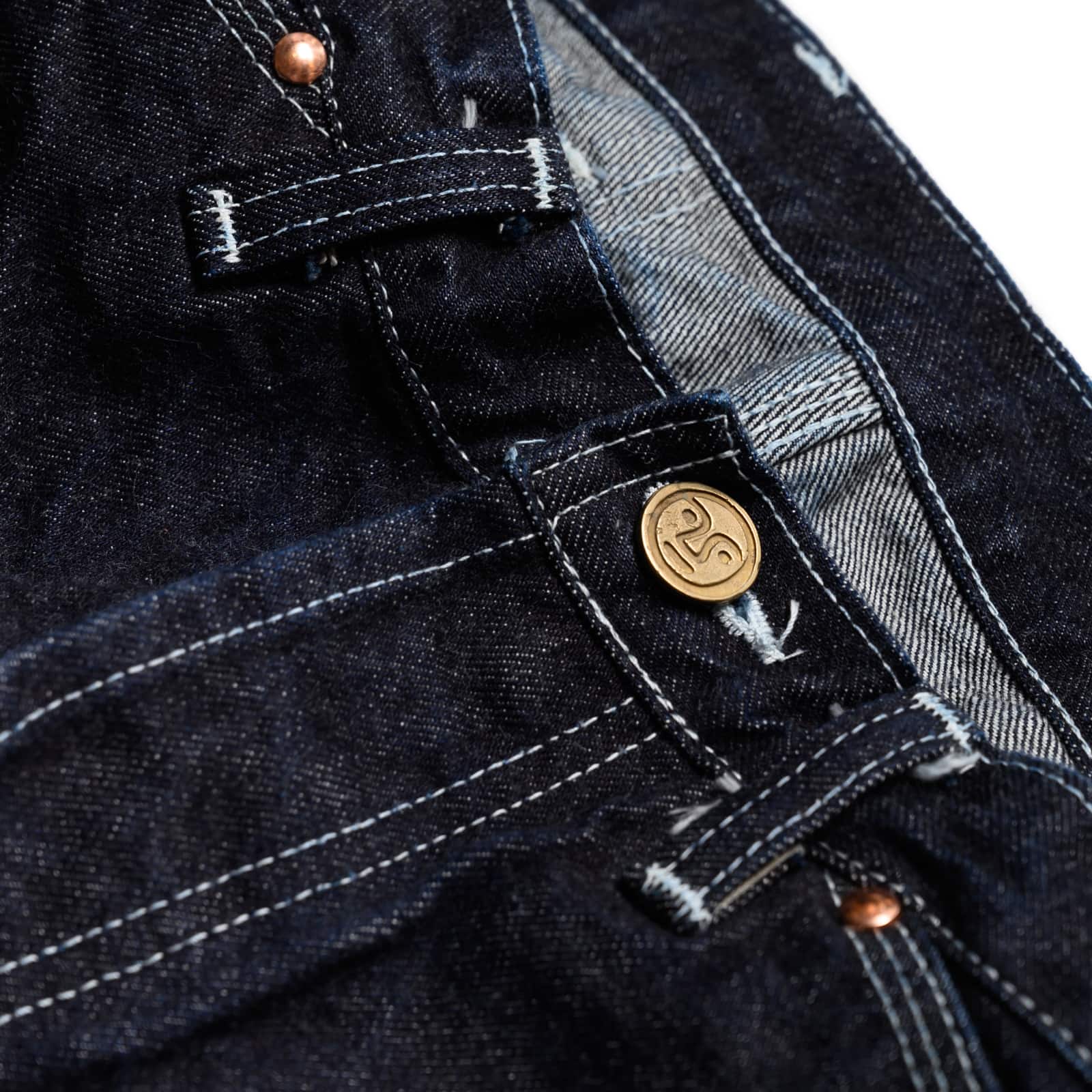 130 - Tapered Jeans - 16oz Selvedge Denim - Rinsed - Image 6