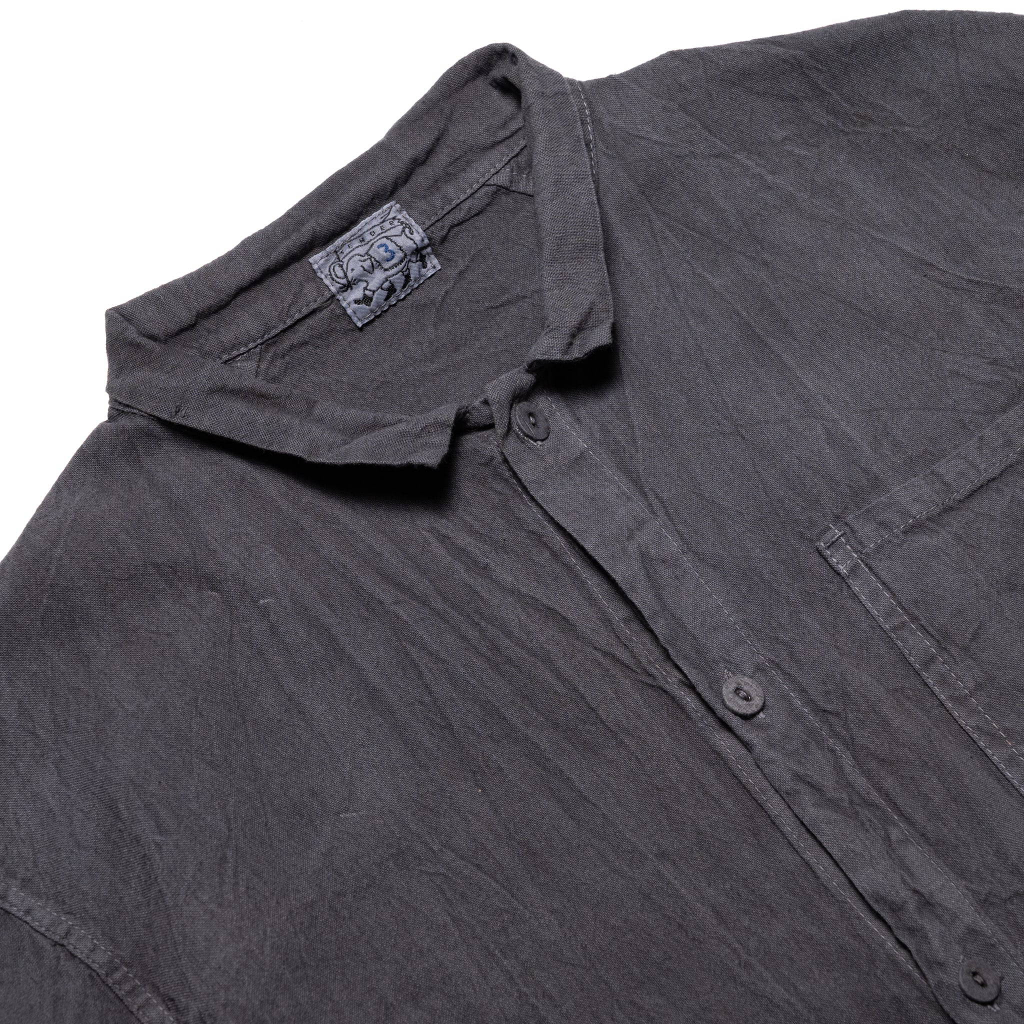 457 Frock Shirt Cotton Pyjama - Grey Logwood - Image 4